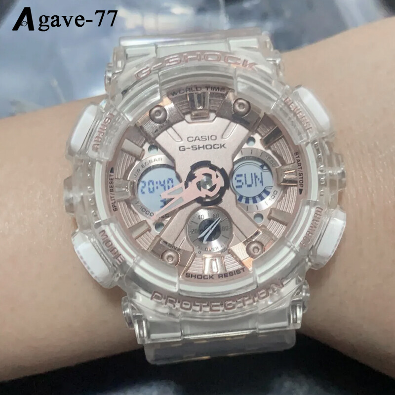 Transparent Watch Strap+Bezel Replacement Band For Casio GMA-S110/S120/S130/S140