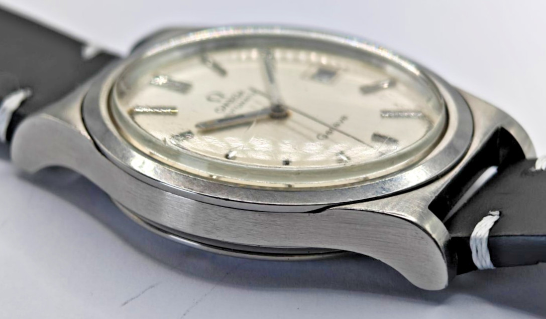 Vintage Omega Genève 166.0168 Automatic Cal 1012 Large 36mm Steel Date