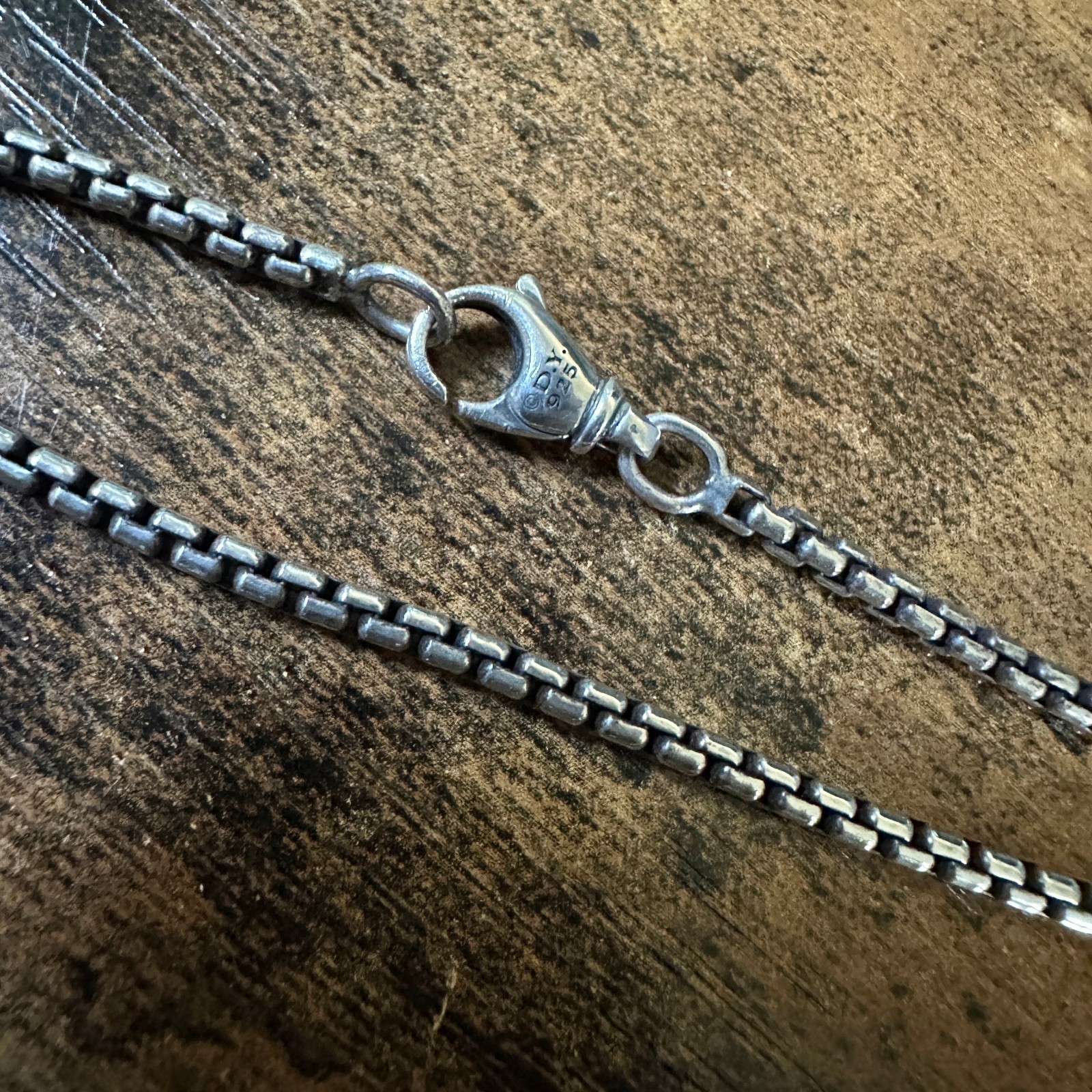 David Yurman Box Chain Necklace in Sterling Silver – 2.7mm – 20″ – FREE SHIPPING