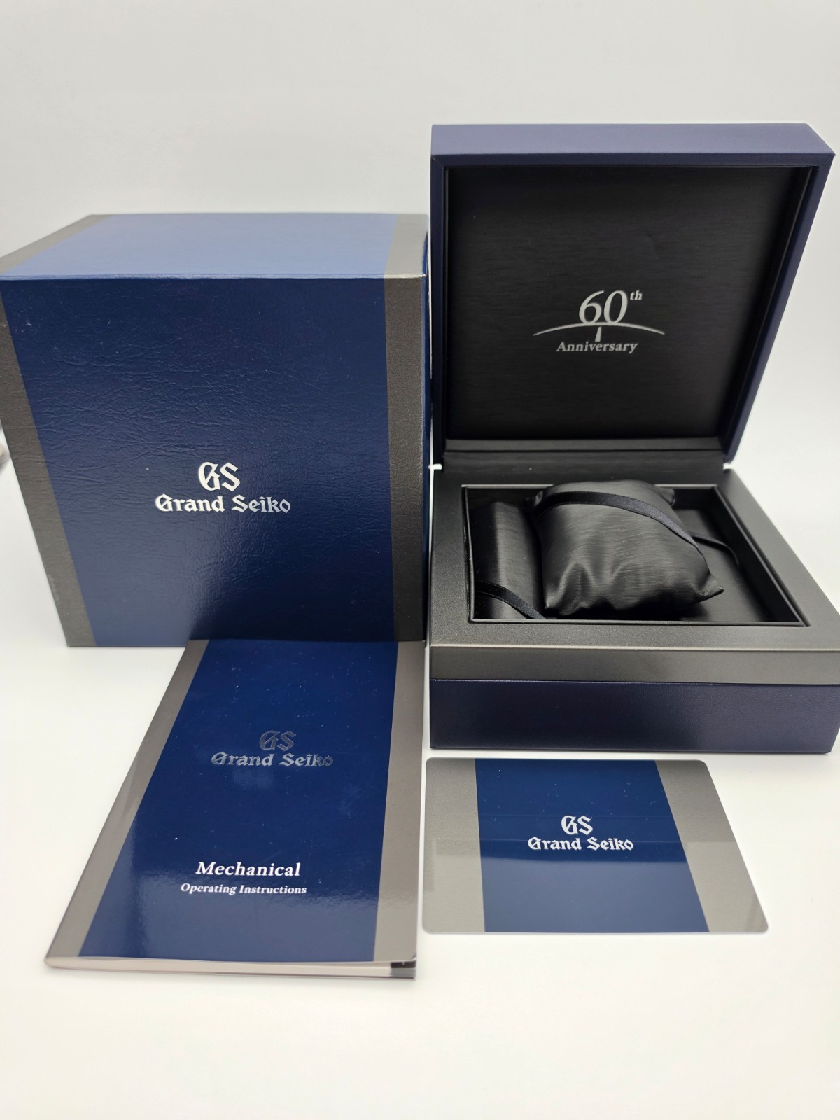 Grand Seiko SBGH281 Hi-Beat 36000 Blue Dial 60th Anniversary Limited Box