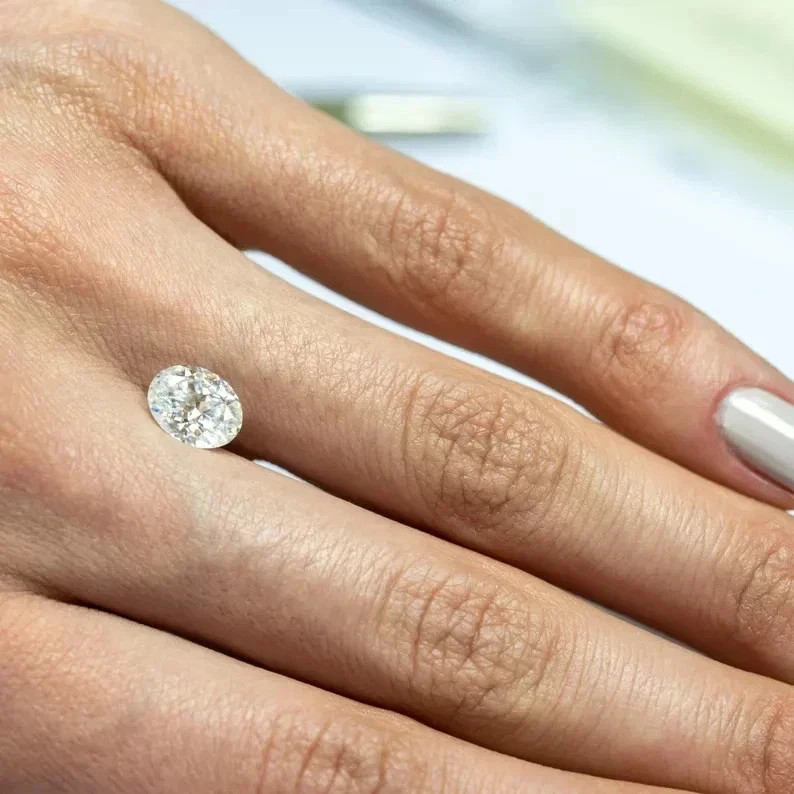 6.50 CT Natural White Diamond 10×14 mm 1 Pcs Oval Cut VVS1 D Grade Certified D1