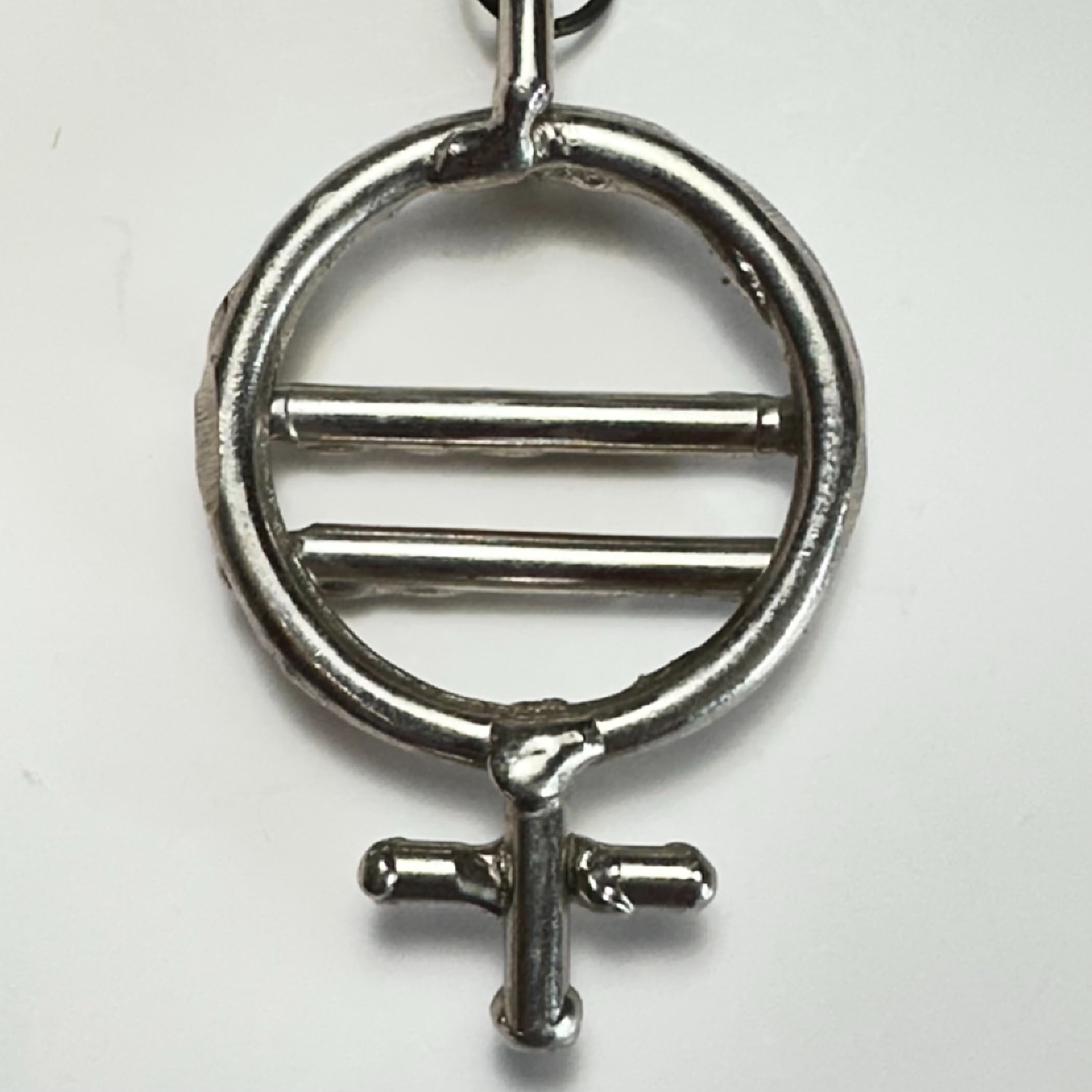 1970s Equality Pendant Necklace Feminist Equality Jewelry Female Gender Symbol
