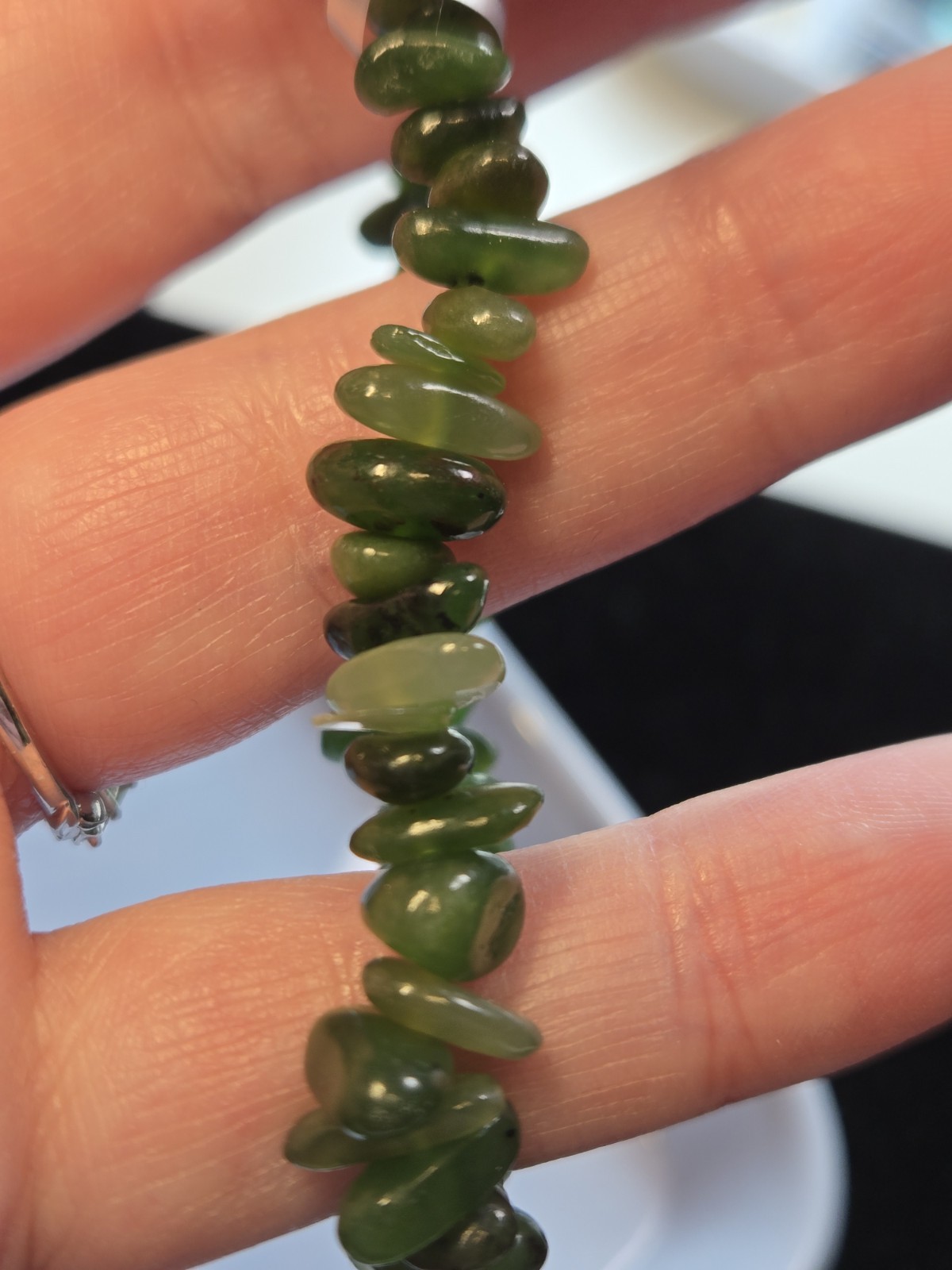 Canadian Jade Tumbled Chip Bracelet – Canada