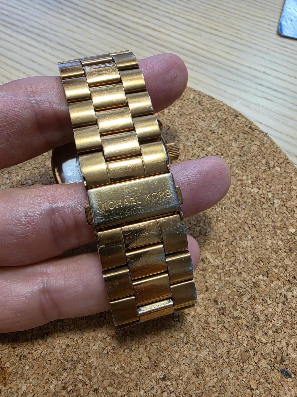 Michael Kors Rose Gold-Plated Stainless Steel Men’s Watch MK8096
