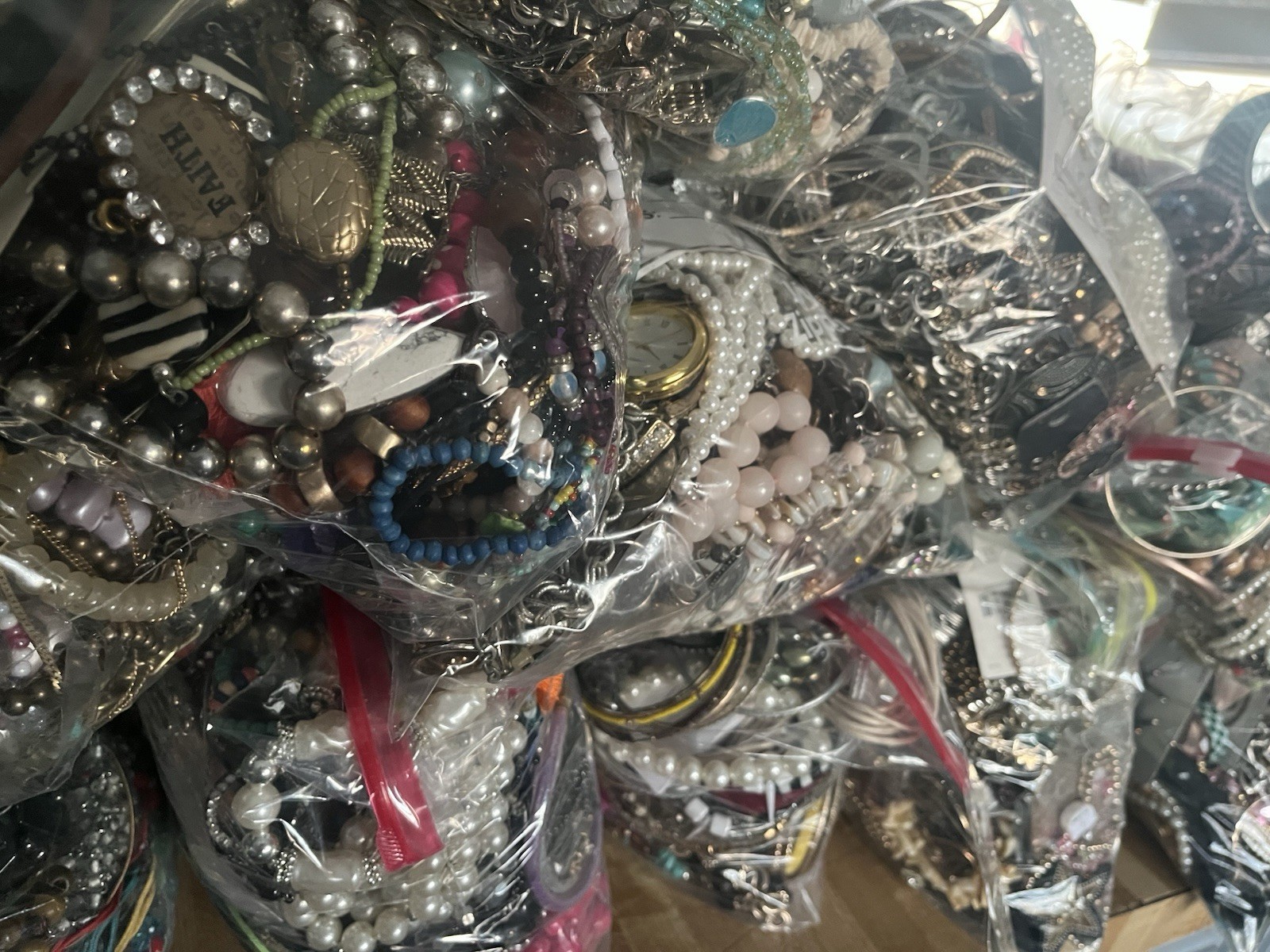 more than 50 bags of jewelry