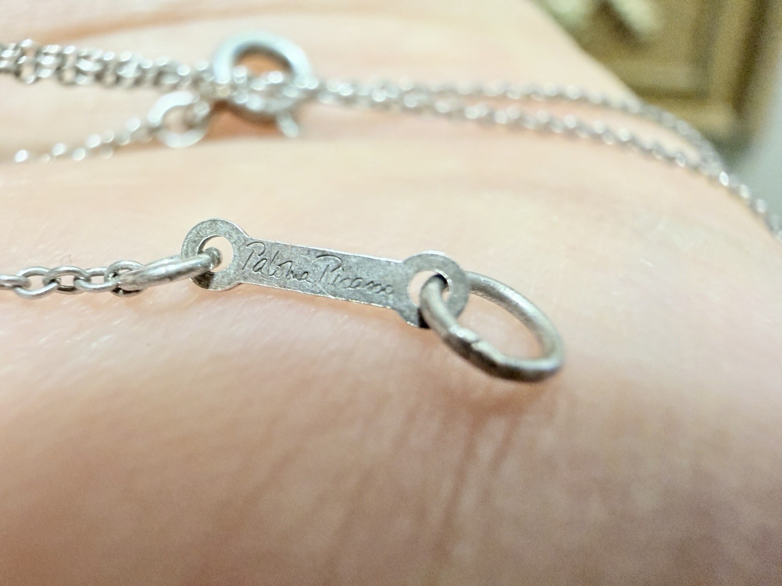 Tiffany & Co. Return to Tiffany 40cm Sterling Silver Heart Tag Pendant Necklace