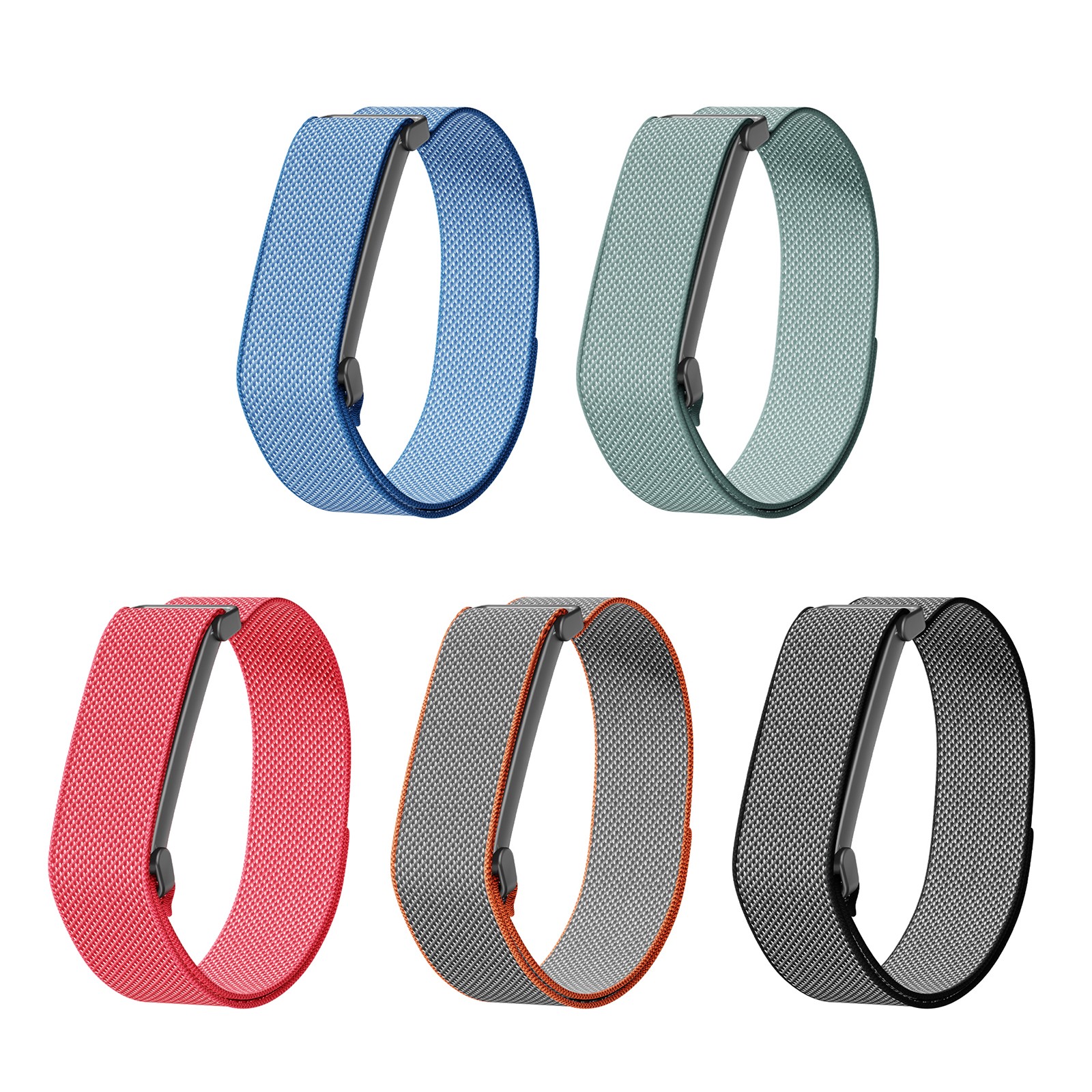 For Google Fitbit Air Elastic Nylon Sport Loop Adjustable Strap Band Wristband