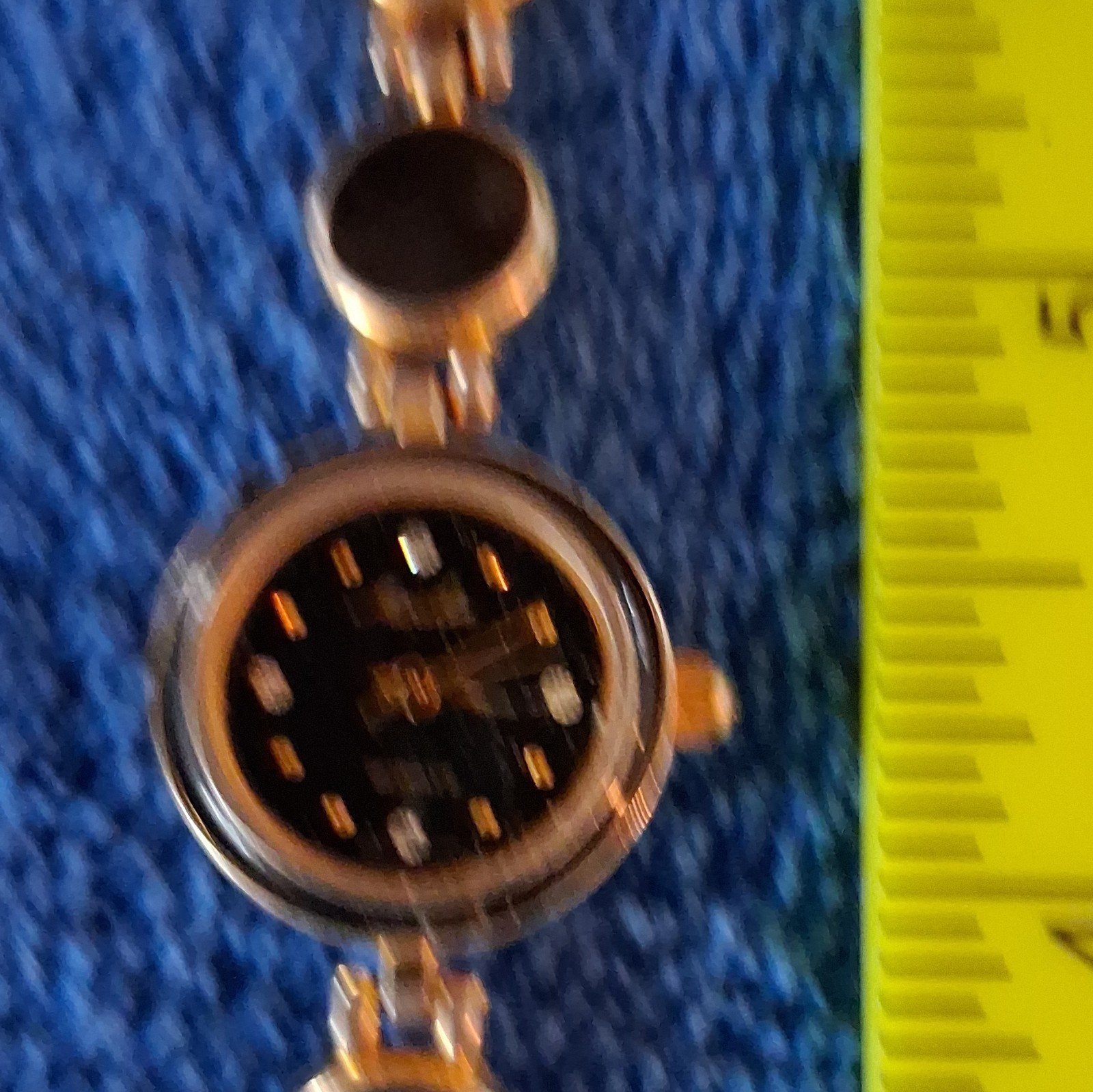 Bulova Women’s Quartz Dress Watch Black Dial Gold-Tone Bracelet Arabic