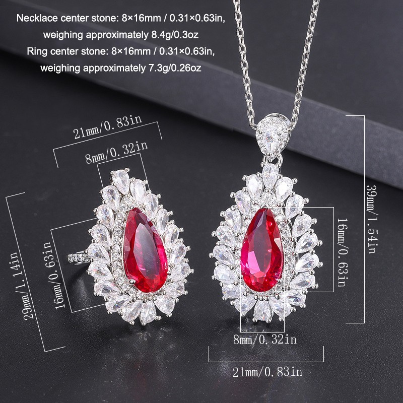 Necklaces and Rings: Red, Vintage, Fashionable, High-End, and Affordable Luxury