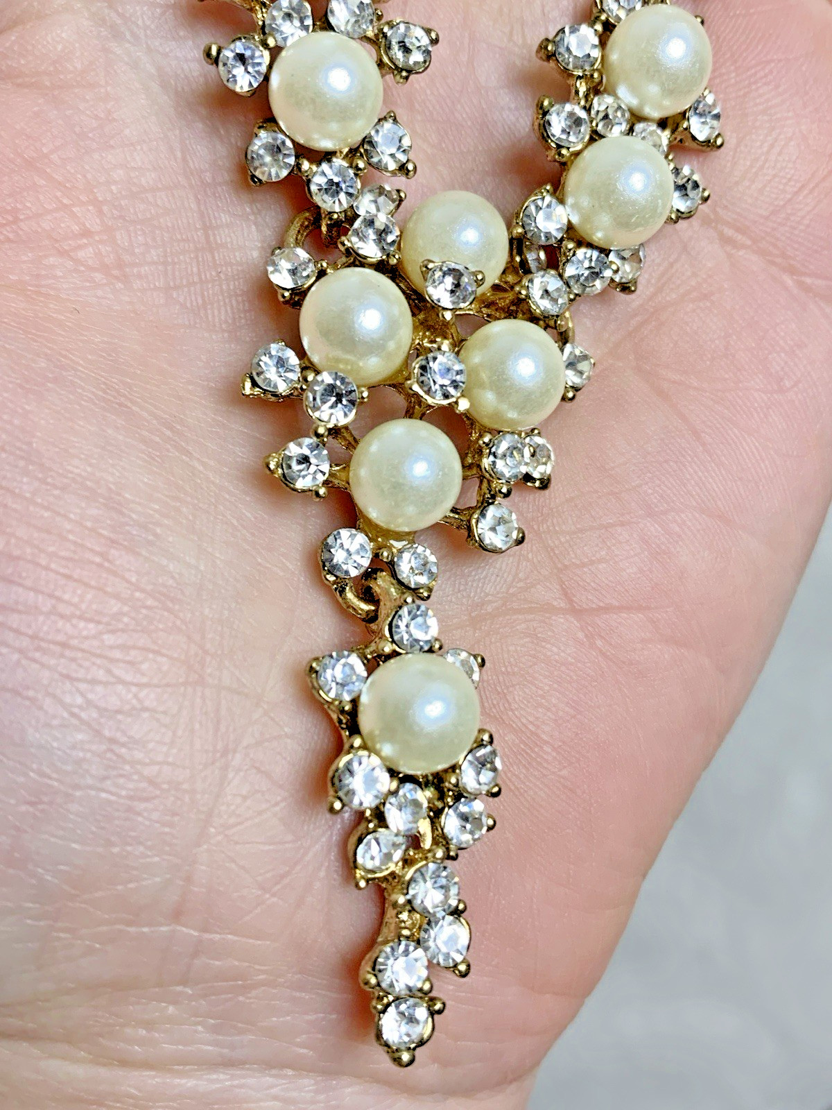 Special Occasion Jewelry Lot Trifari Faux Pearl Rhinestone Bridal Vintage Now