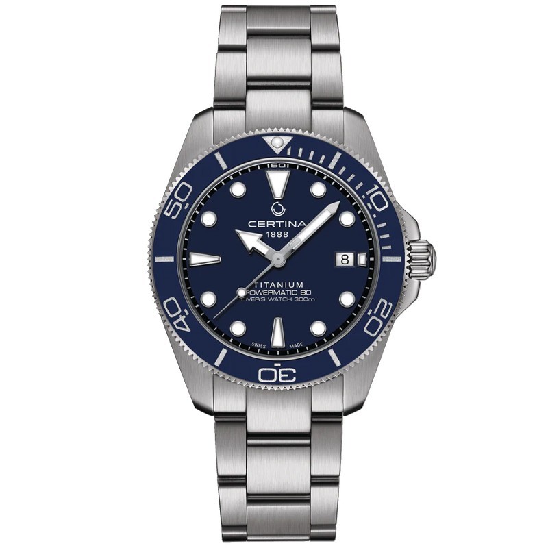 Certina DS Action Diver 40.5mm Blue Dial Men’s Watch C0484074404100