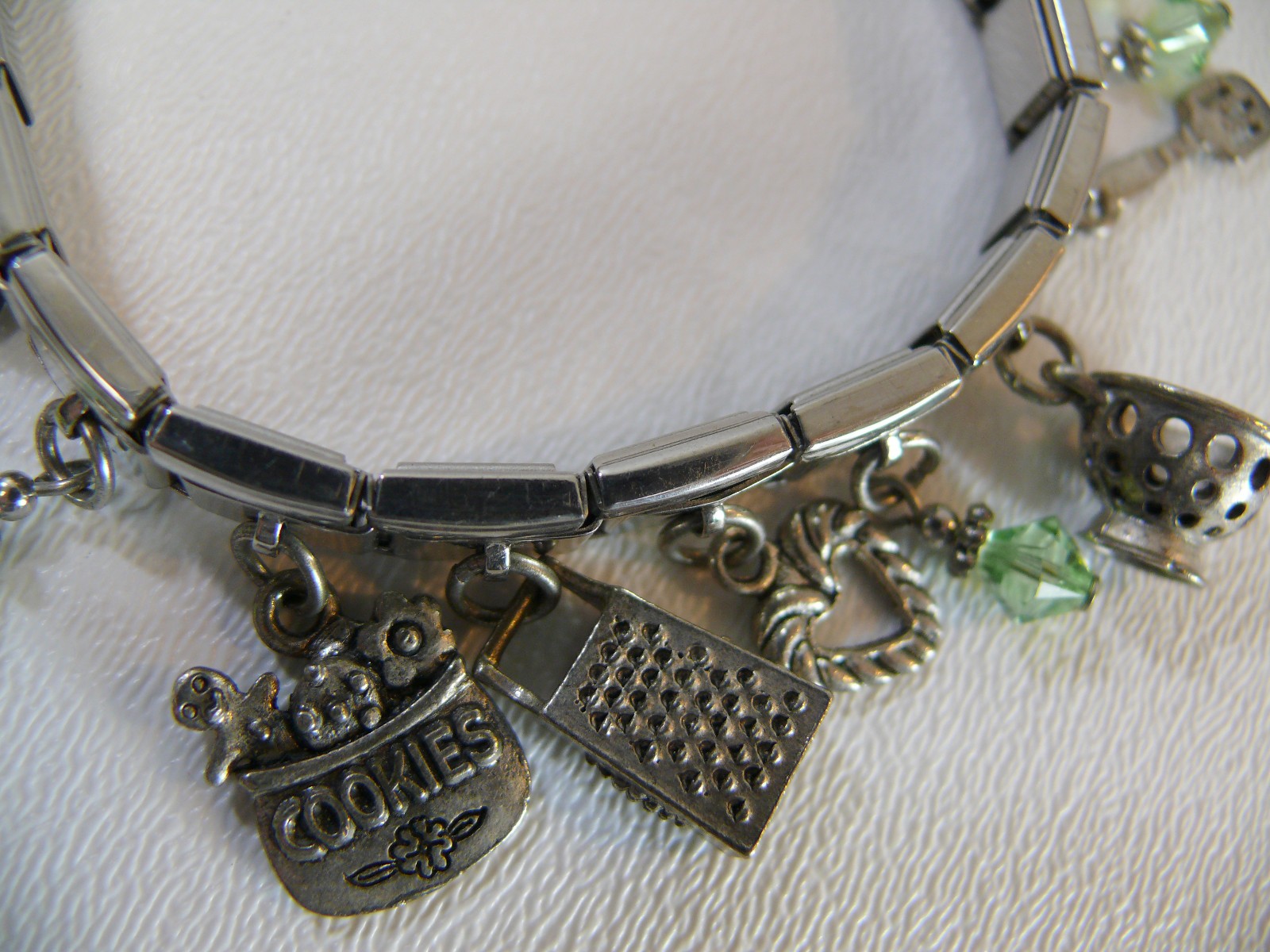 BRACELET & necklace LOT: Alex and Ani 1928 Adore kitchen charms colored stones