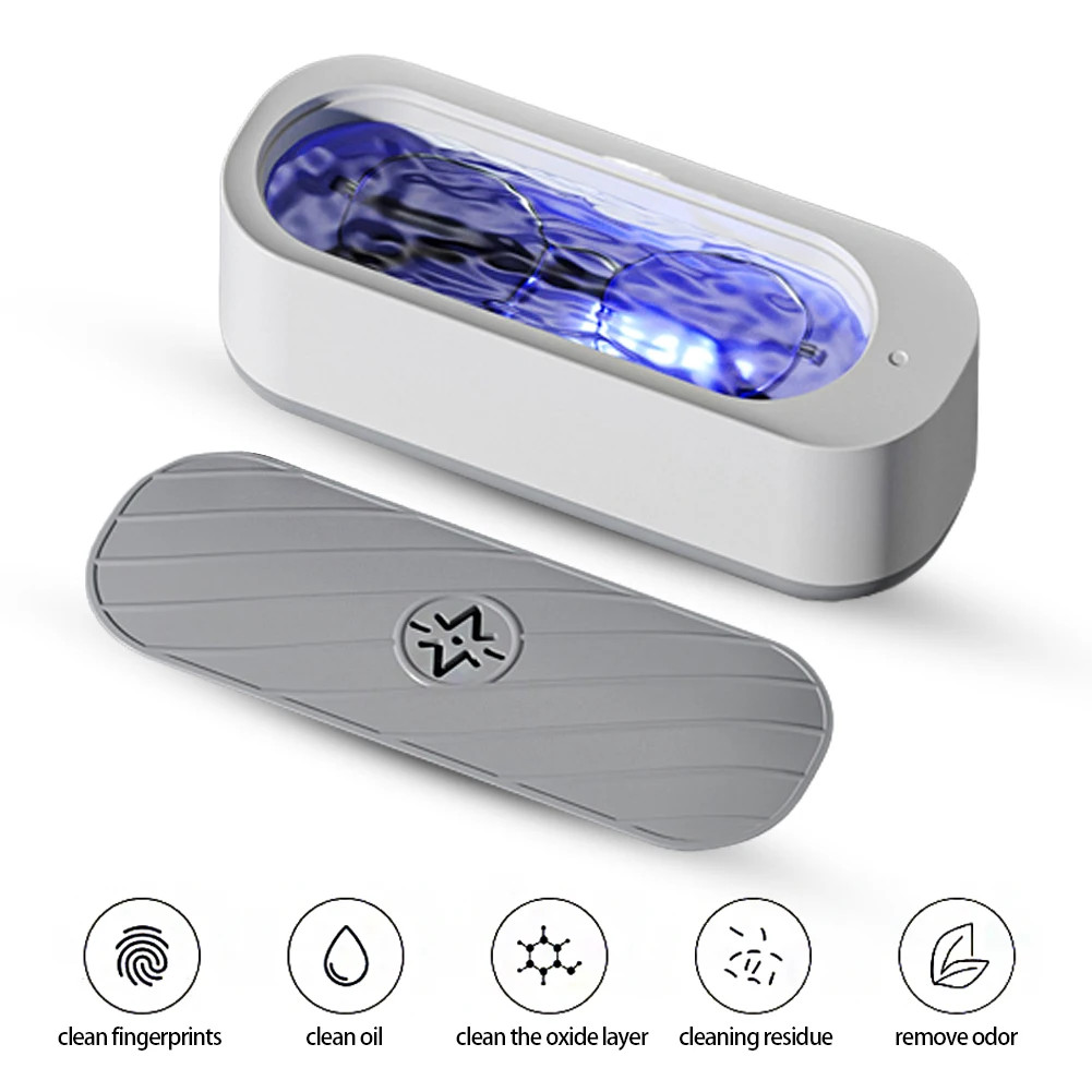 USB Rechargeable Glasses Jewelry Cleaner Cleaning Portable Device