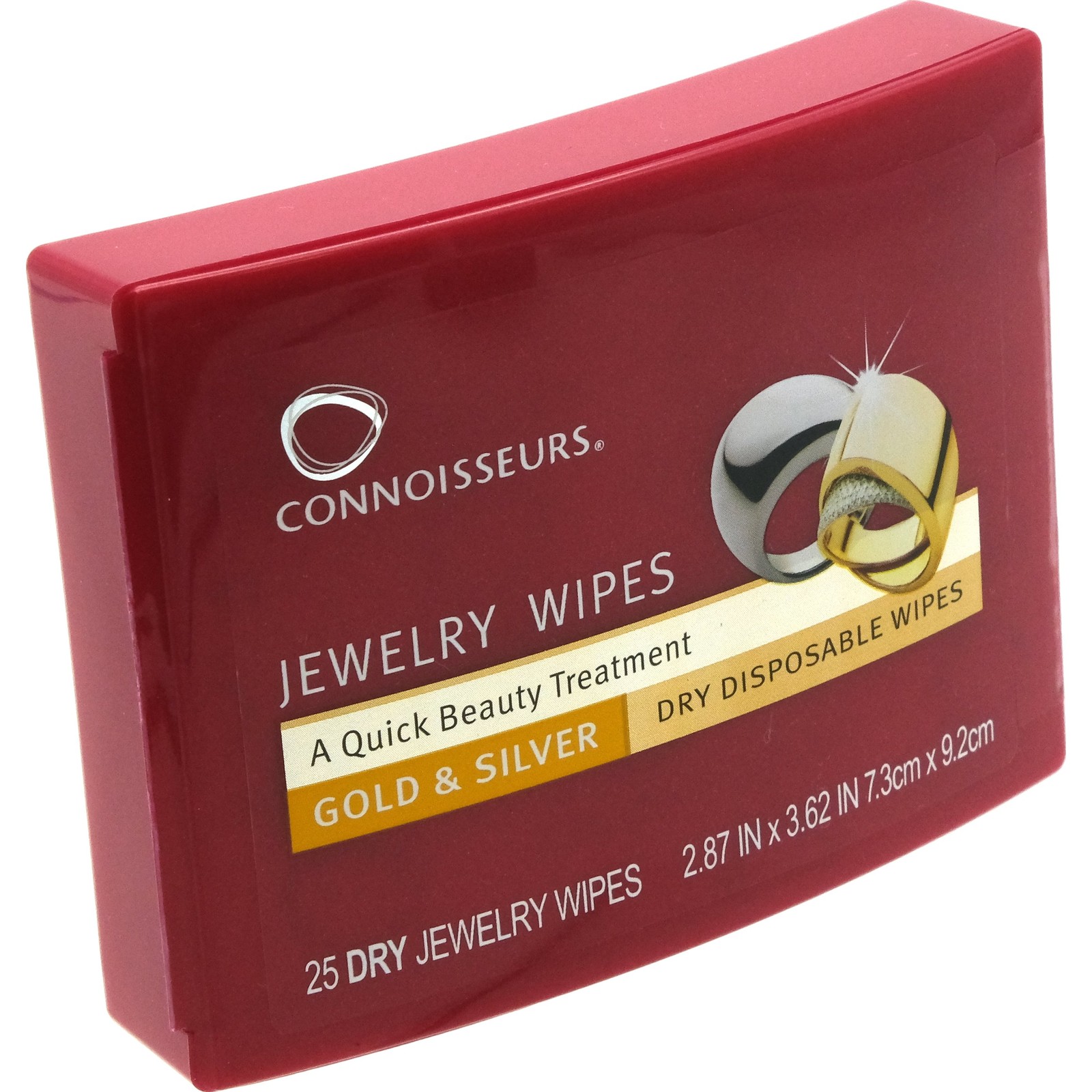 Connoisseurs Jewelers Jewelry Cleaning Cleaner Wipes Two Containers of 25