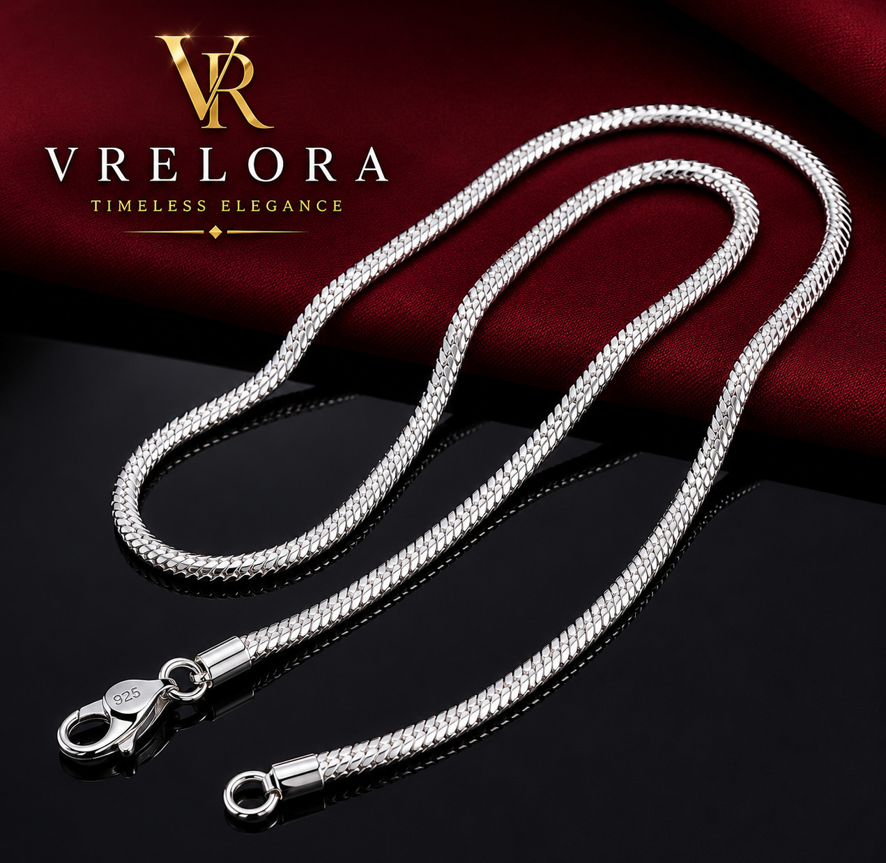 925 Sterling Silver Chain Necklace .925 Italy All Sizes
