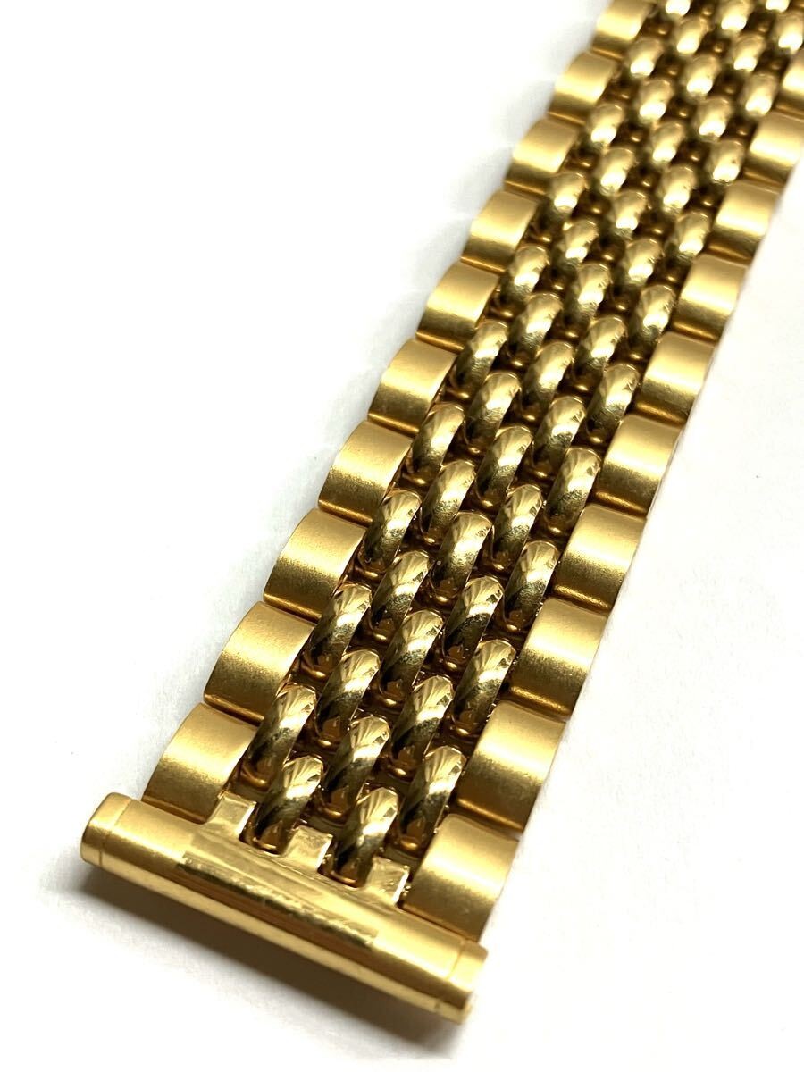 Snake Jubilee Type Vintage 20mm Swiss Jubilee Gold Color SS Band Bracelet