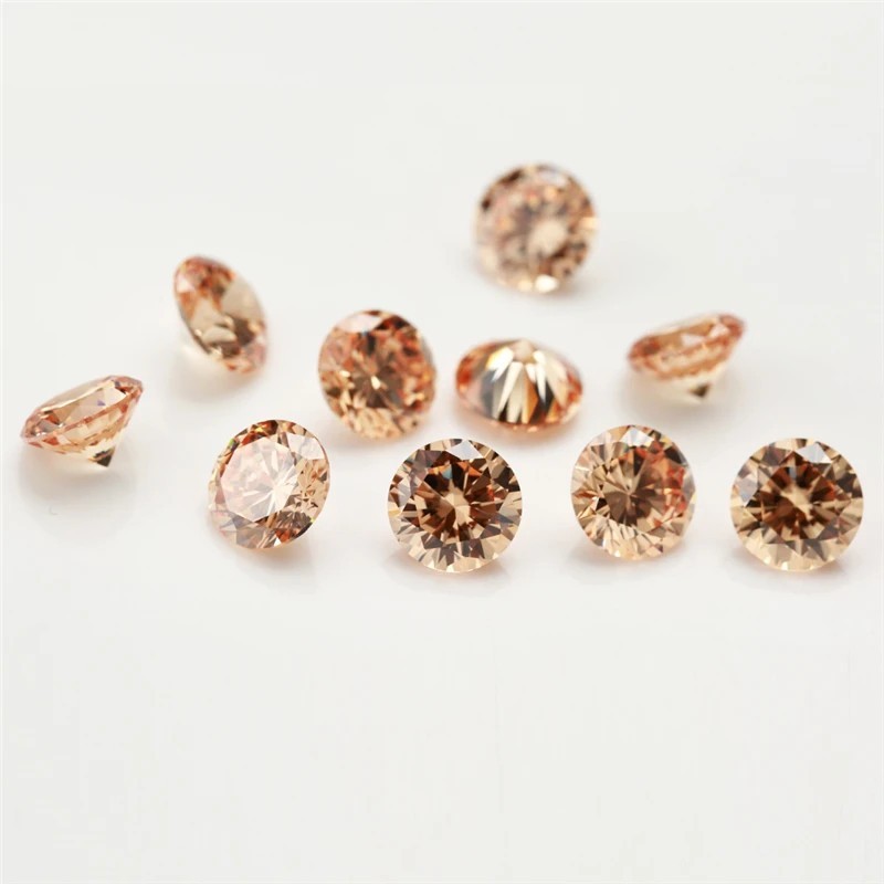 Wholesale Round Cut 1-10pcs VVS1 Colorful 0.5-3ct Moissanite GRA for Jewelry DIY