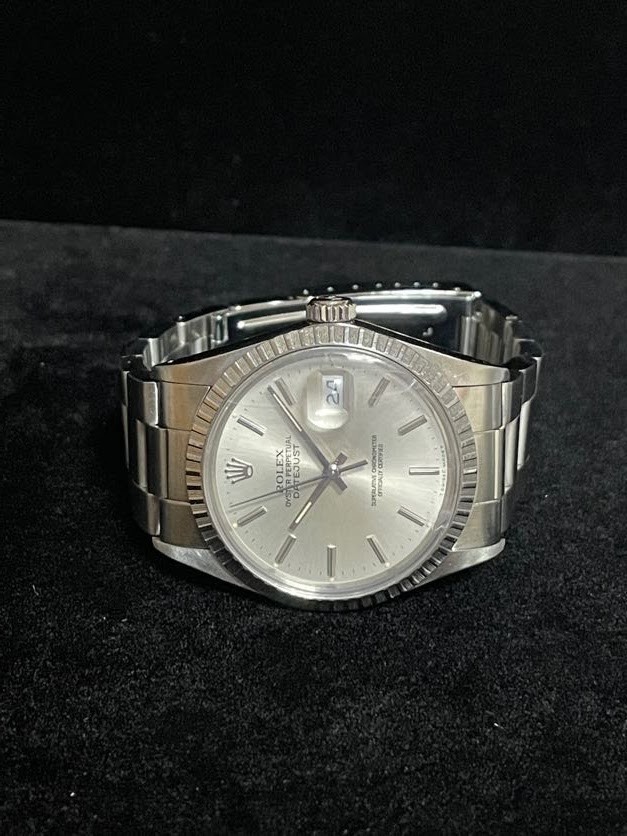 1984 Rolex Datejust 16030 Silver Dial SS Oyster IBM Award Watch No Papers 36mm