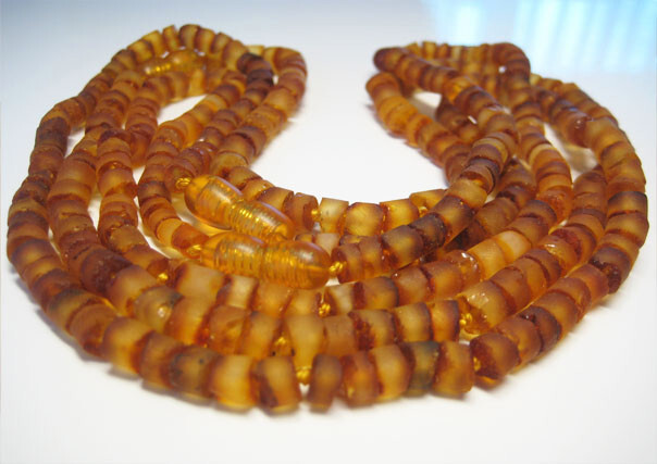 Raw Genuine Baltic Amber Necklace 16 inches 40 cm !!!