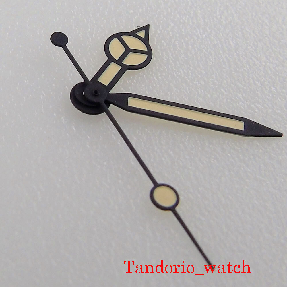 Black Watch Hand Set For NH35 NH36 7S26 ETA2836 2824 Automatic Movement Luminous
