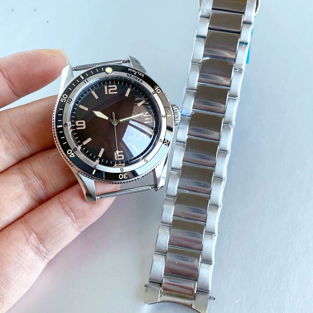 200M Waterproof Dive Watch Case 40mm Fit NH35 NH36 ETA2824 PT5000 SW200 Dial Set