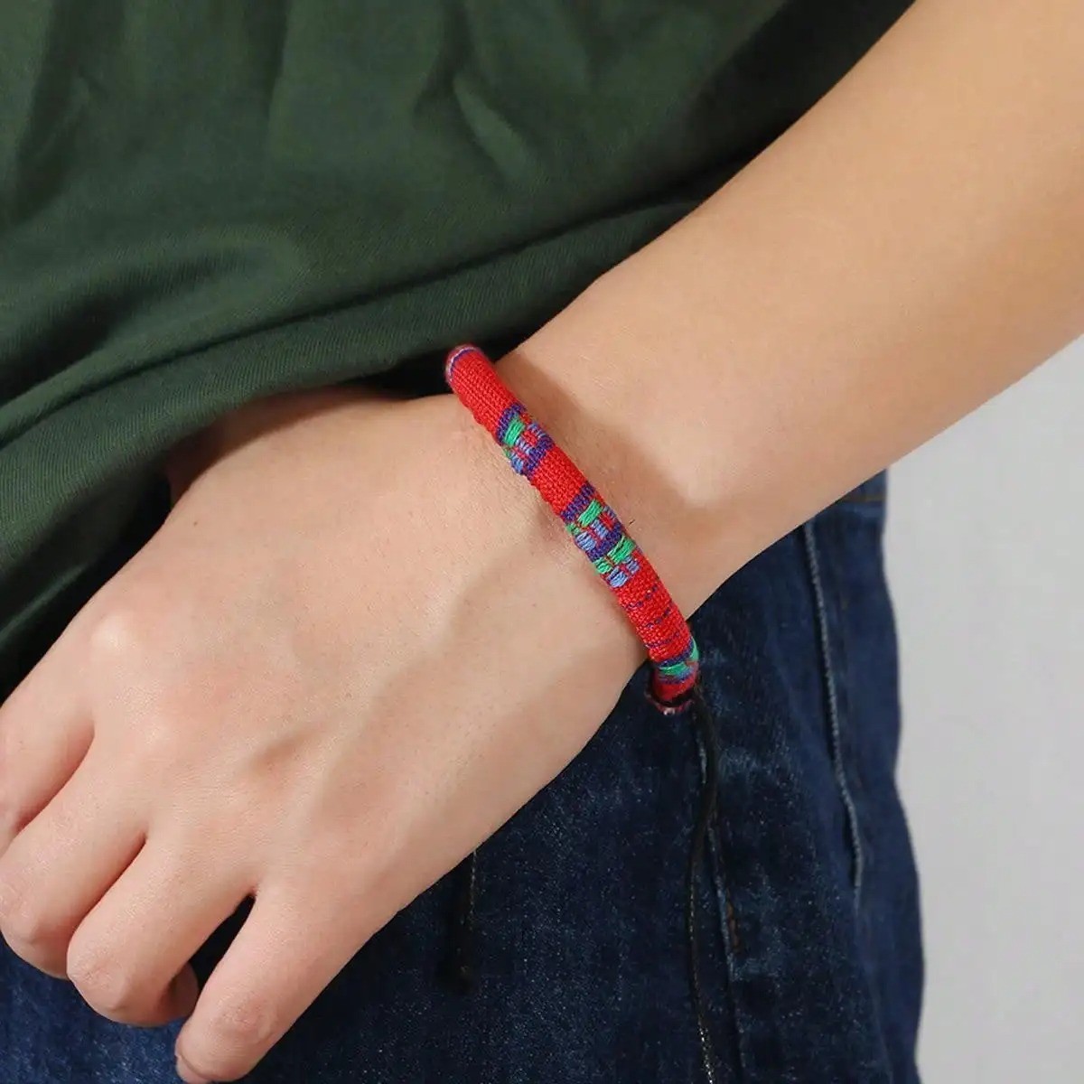12 Boho Men & Women Surfer Beach Bracelet Set Braided Boho Handmade Bracelets