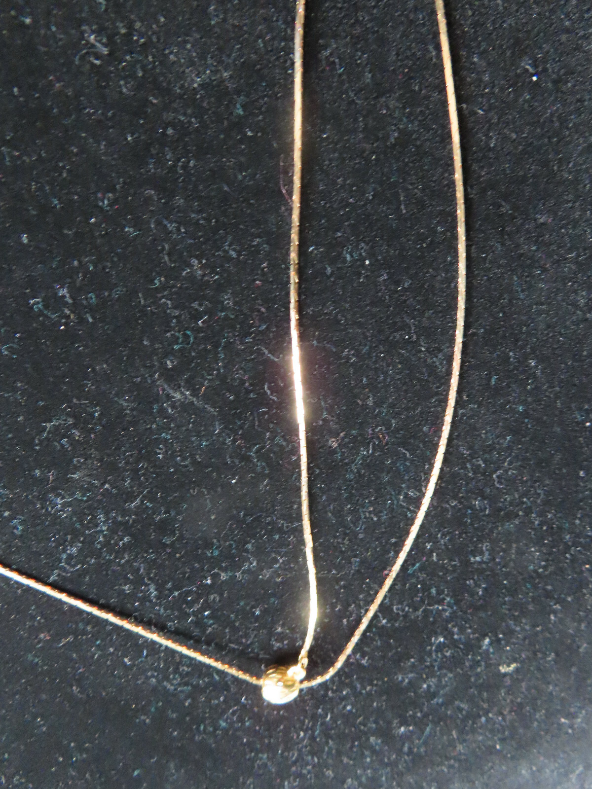 Gold Plated Adjustable Chain Necklace. Nice Gold. NEW & FREE SHIPPING IN USA.