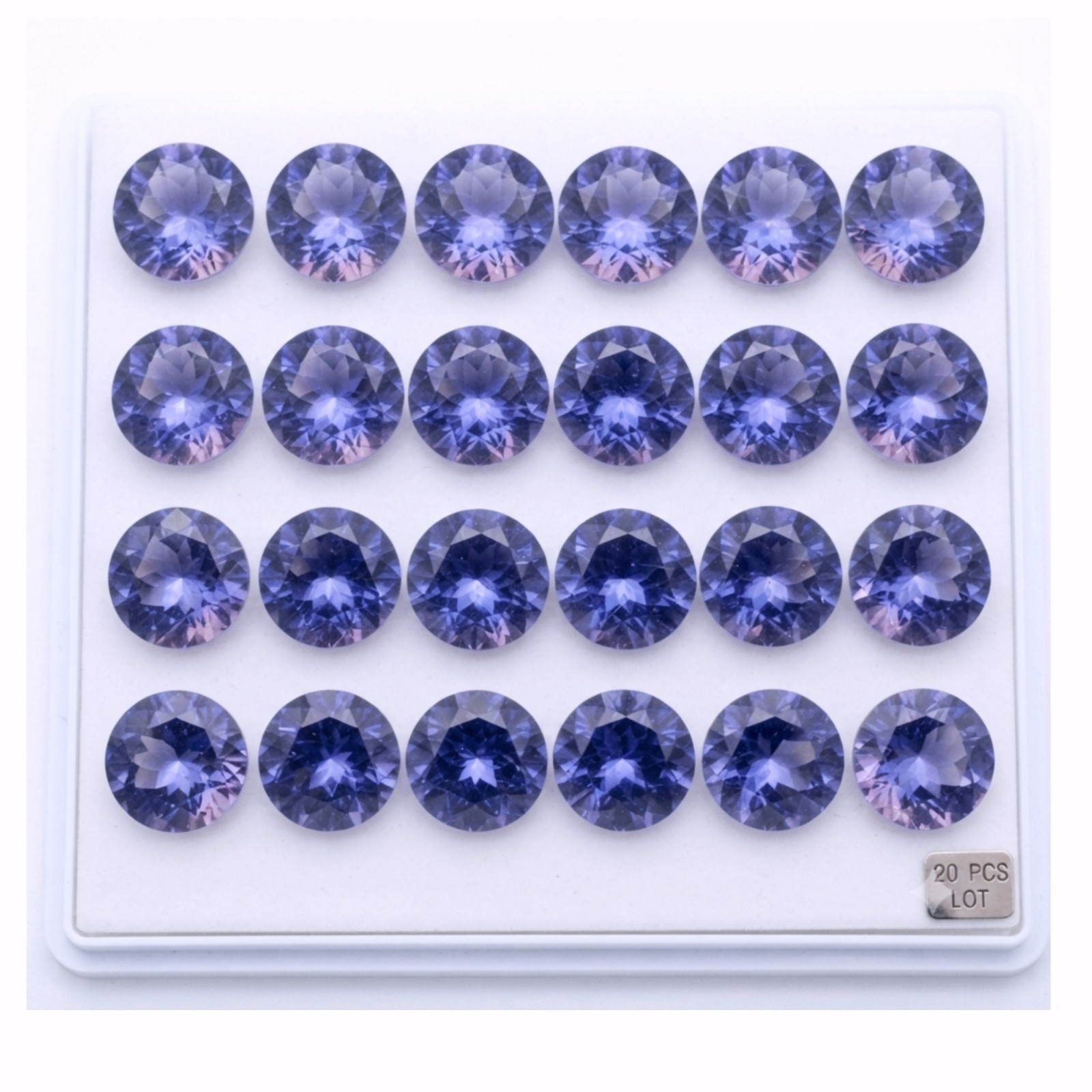 5mm Natural Tanzanite Round Cut Loose Gemstone Wholesale 100p Lot Jewelry Making