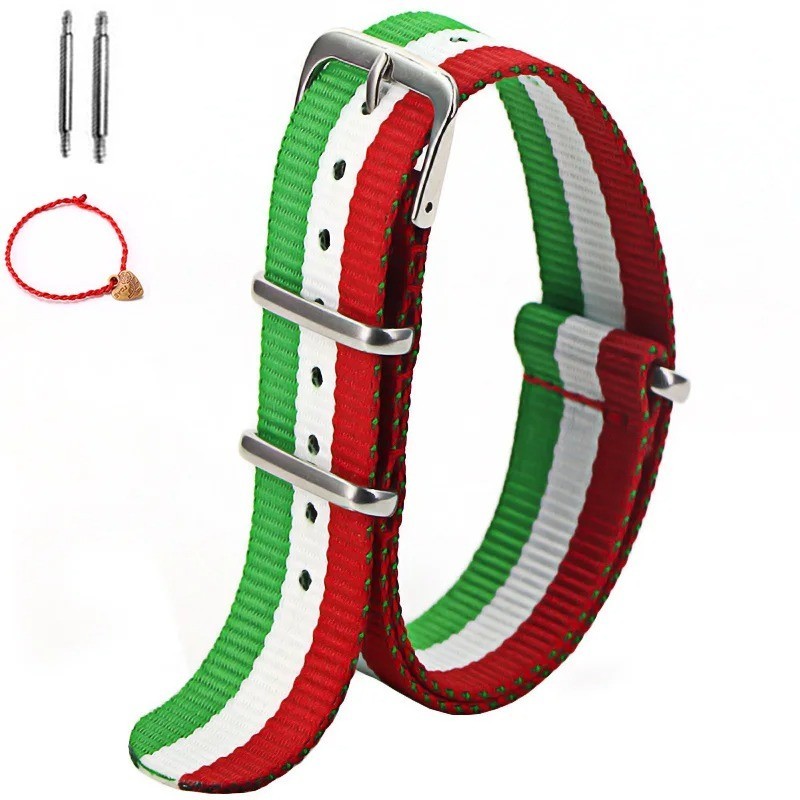 1pcs Nylon Strap 16mm 18mm 20mm 22mm Nylon Watch Band Replacement Watch Strap