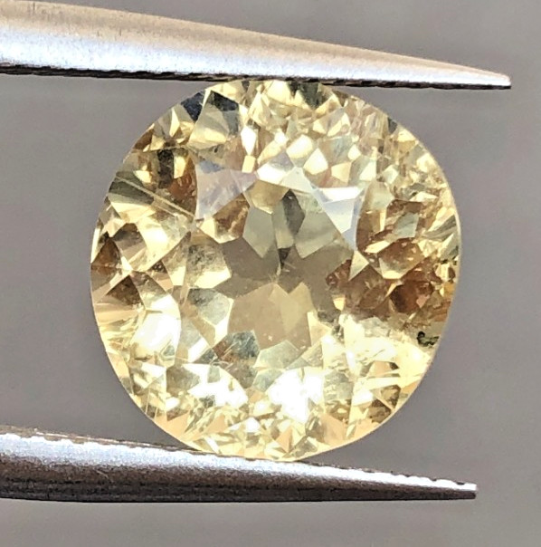 4.25 ct Top Quality Natural faceted Flower cut Citrine Loose Gemstone