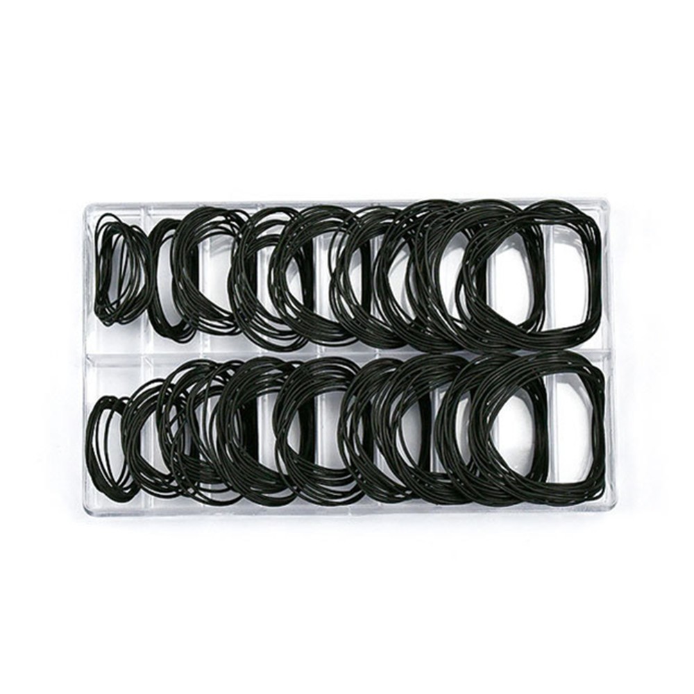 200x 0.5&0.6mm Assorted Waterproof Watch O-Ring Rubber Gasket Sealed Washer Box