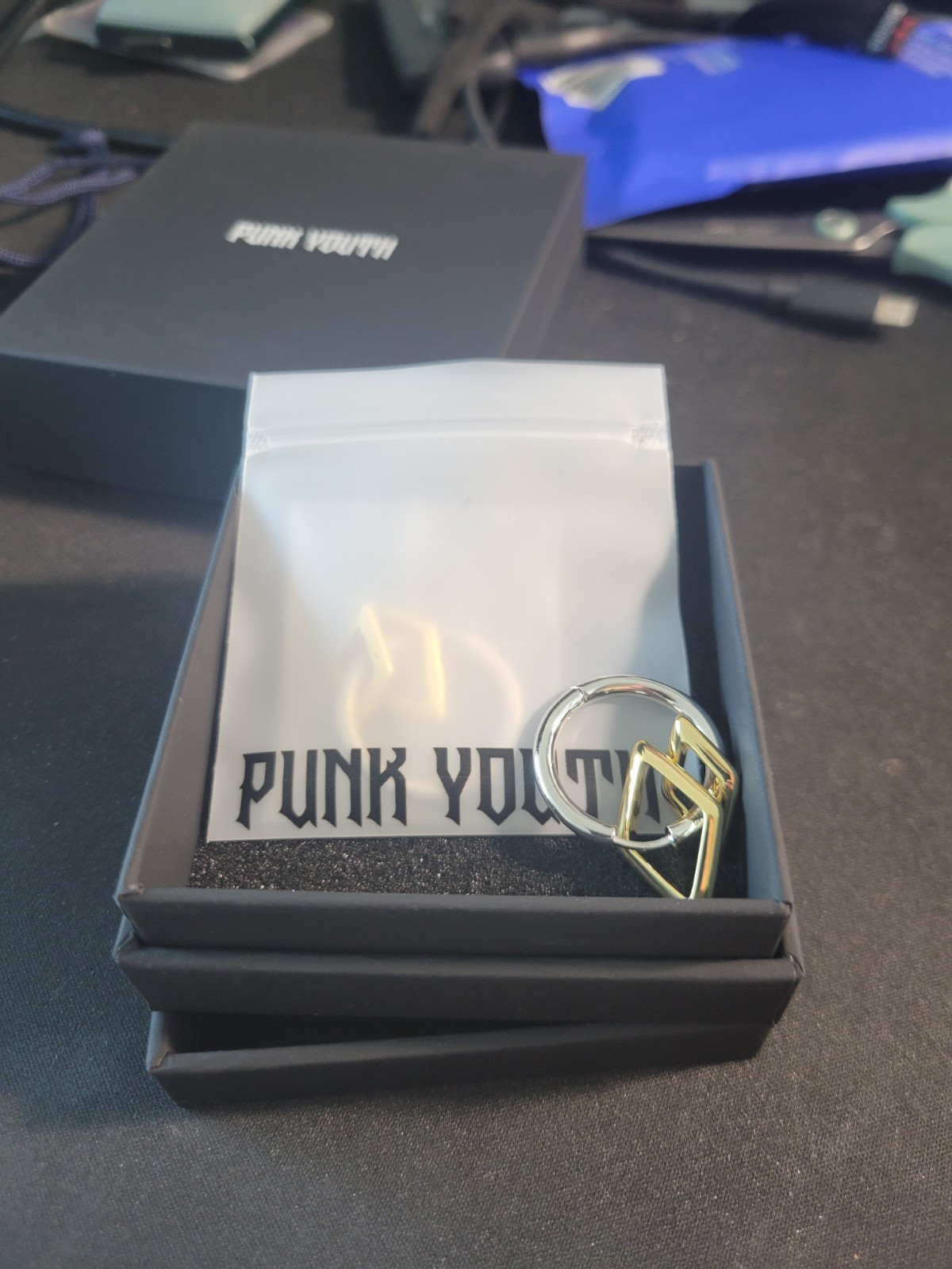 Punk Youth Geometric Duo Earrings 43mm