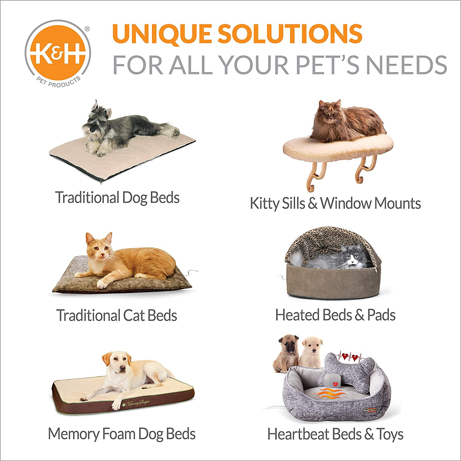 K&H Pet Products Thermal-Bowl Outdoor Heated Cat & Dog Water Bowl Granite 1.5 Ga