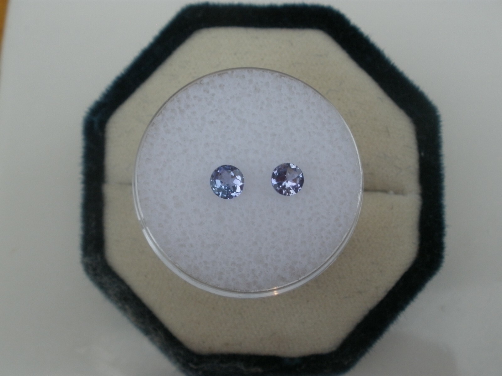 Tanzanite Round Loose Faceted Natural Gem Pair 4mm