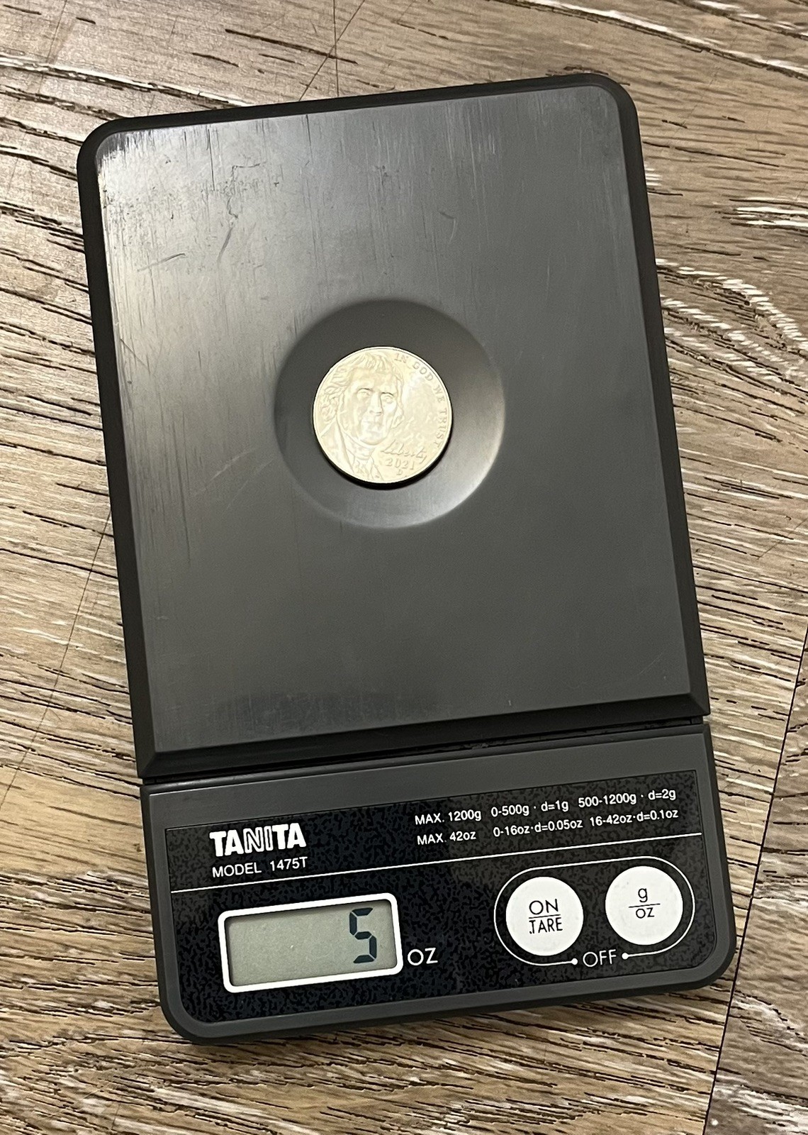 #1475T Tanita Mini Slim Digital Pocket Scale 1200g gram x 0.1g Jewelry Tools