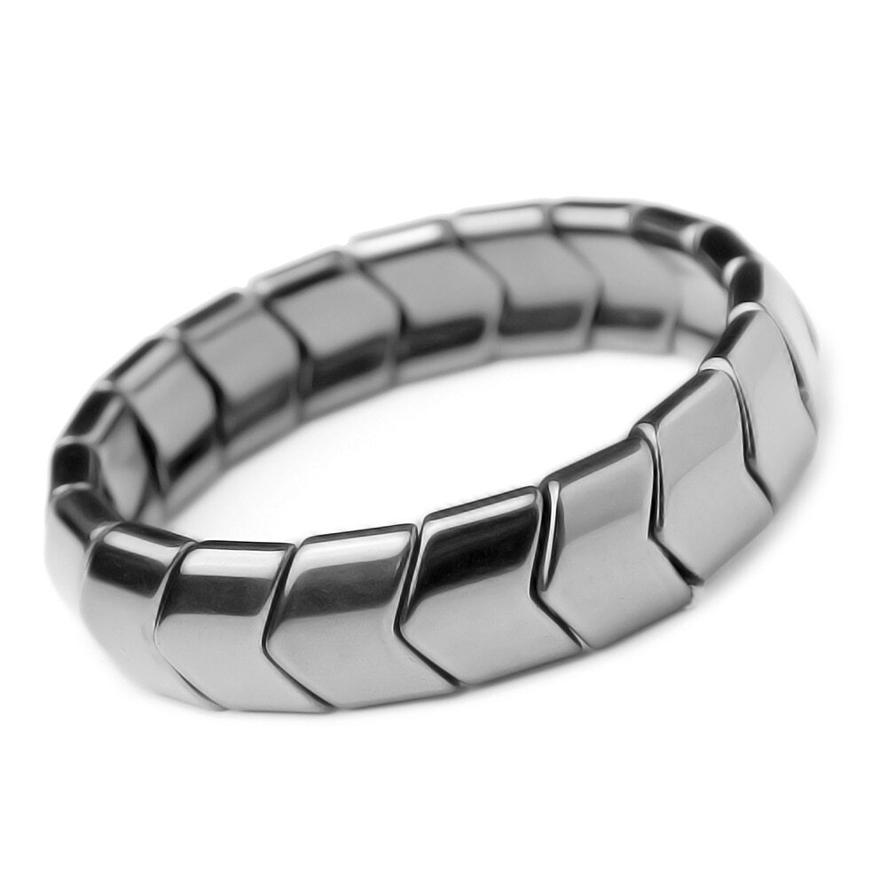 New Arrow Hematite Bracelets Men Weight Loss Magnetic Therapy Bracelets Unisex