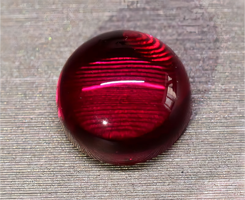 Top quality Round Cabochon Red Color Ruby Lab Created AAAA+ Loose Gemstone