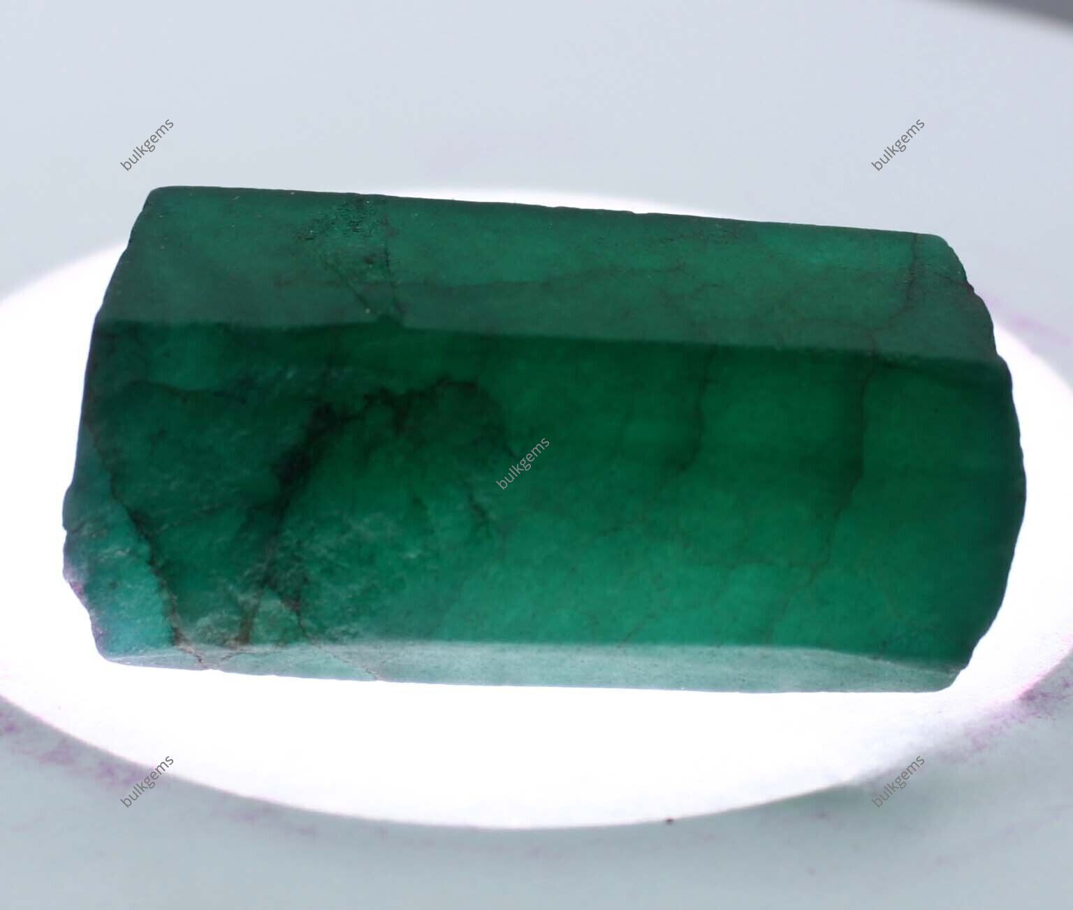 290.50 Ct Natural Emerald Green Rough Uncut Huge Size CERTIFIED Loose Gemstone