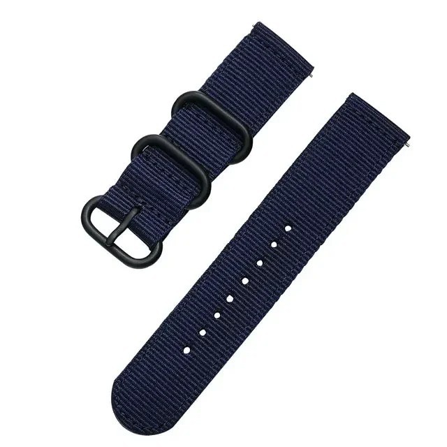 18mm 20mm 22mm Durable Military Woven Nylon Wrist Watch Band Quick Release Strap