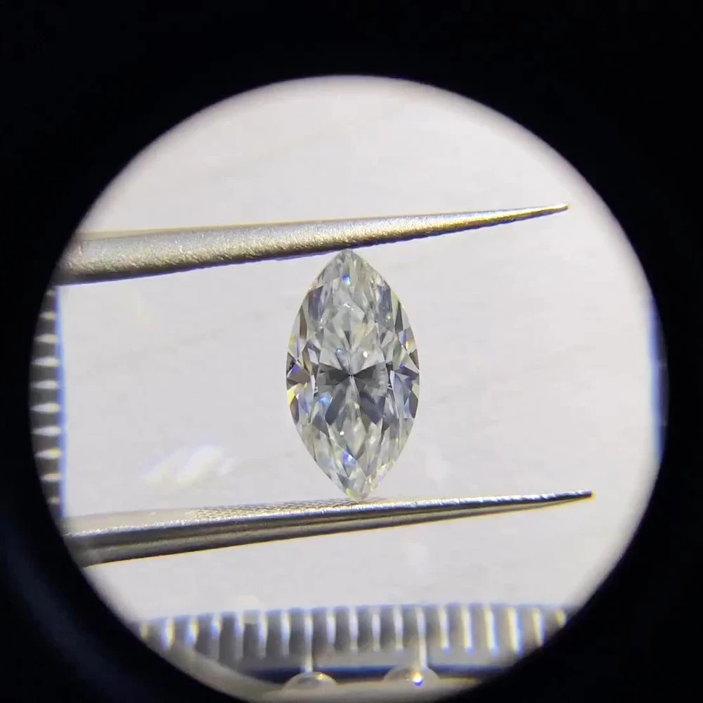 Moissanite Marquise Loose Stone D Color VVS1 GRA Certified 3mm-14mm 0.1CT-10CT