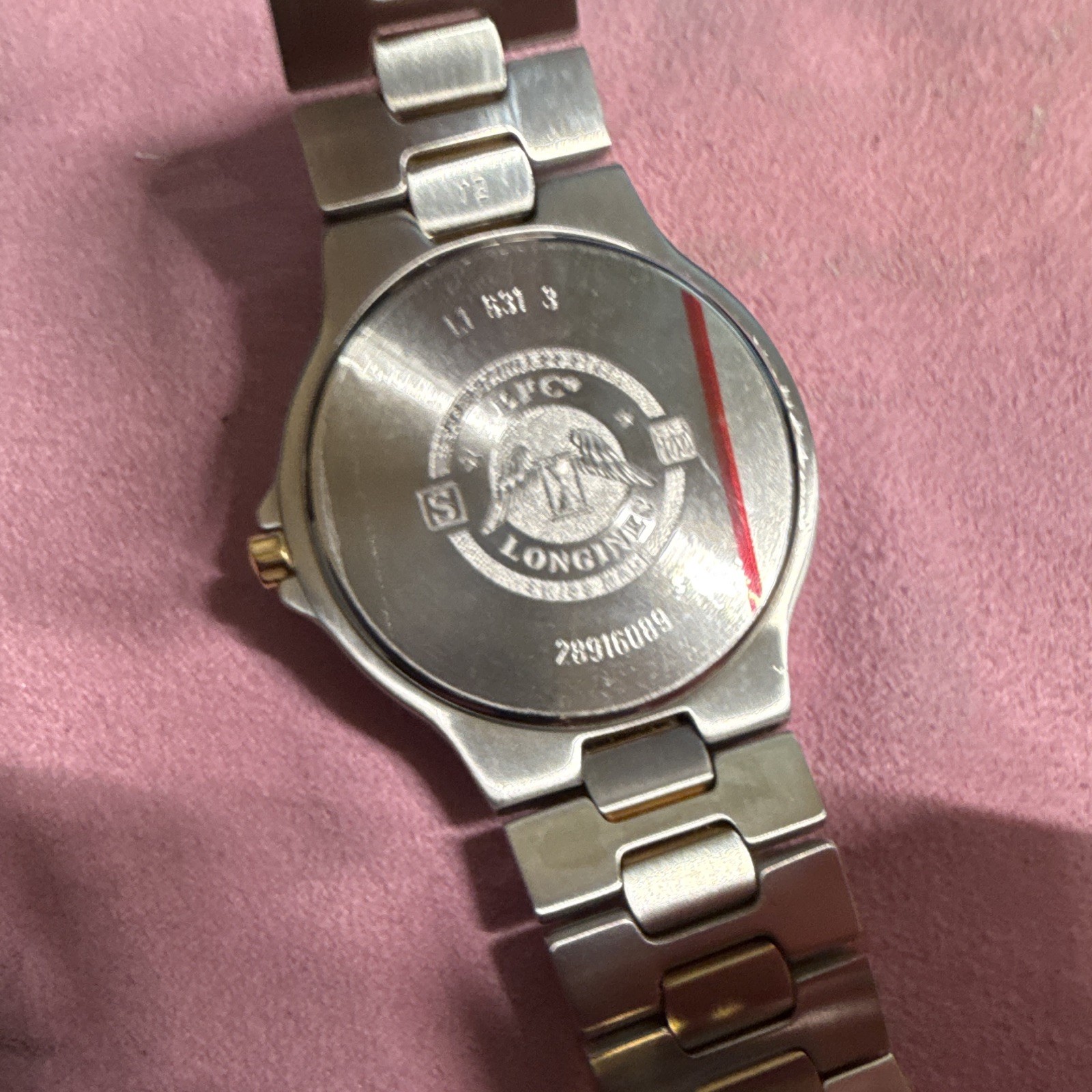 Longines Conquest Men’s Quartz Watch 35mm Two-Tone SS Gold Dial Date