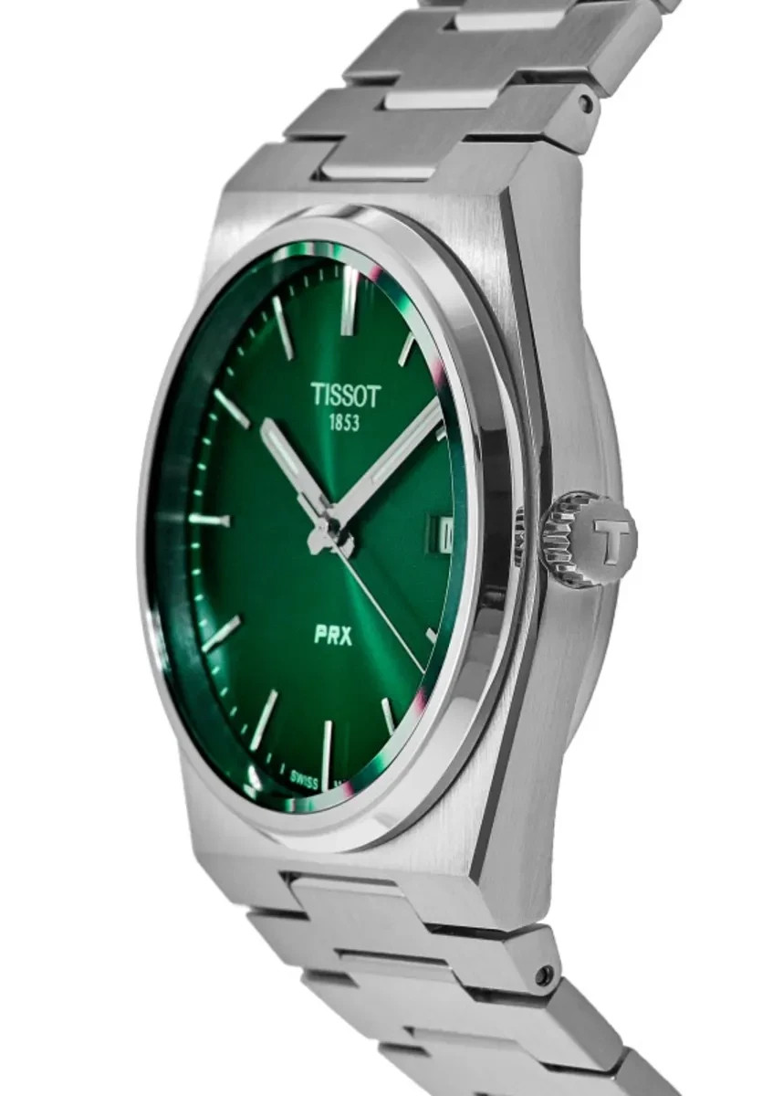 Tissot PRX Green Dial Quartz 40mm Mens Watch T1374101109100
