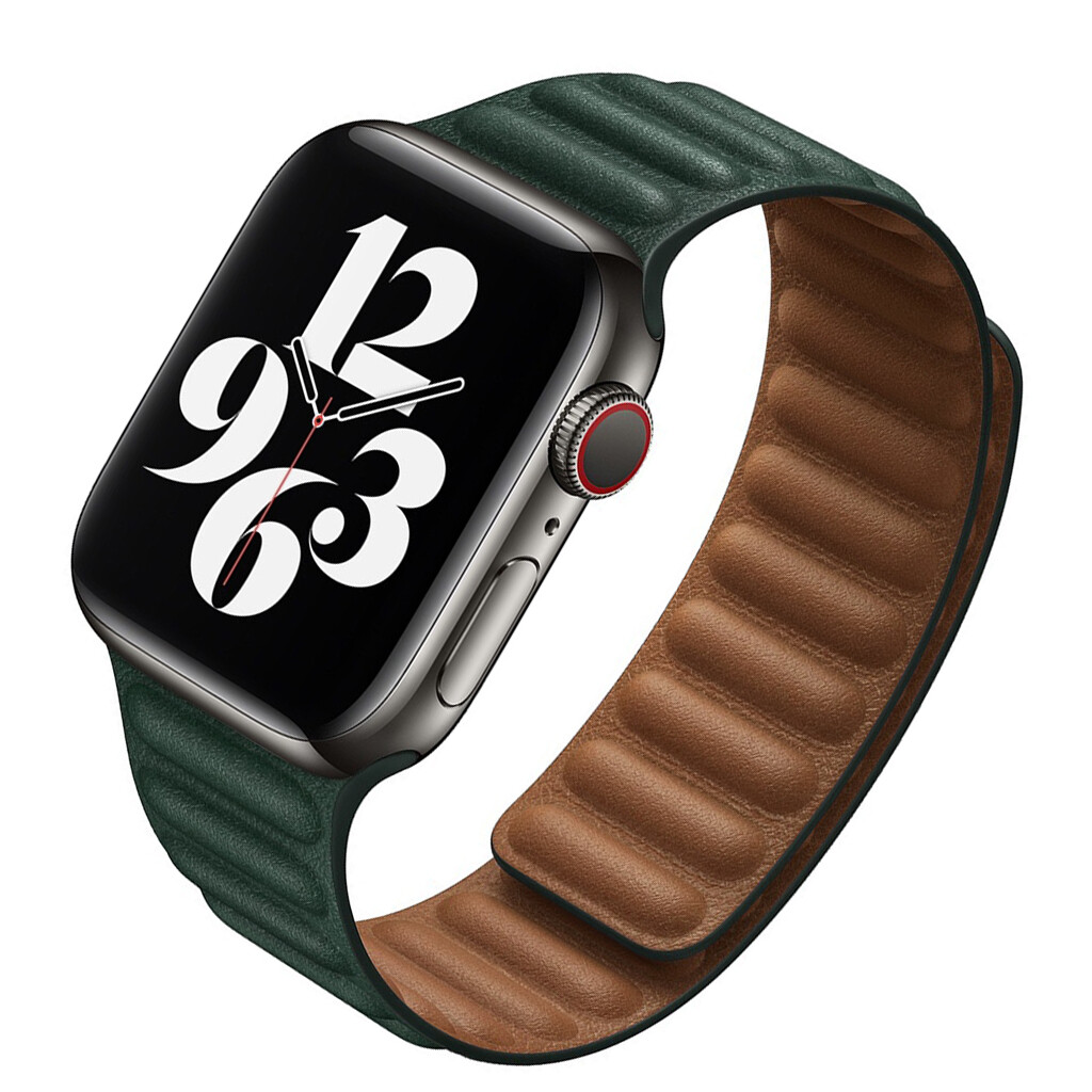 HOT For Apple Watch Leather Link Magnetic Unisex Band 45/49mm Ultra Series 8 7 6