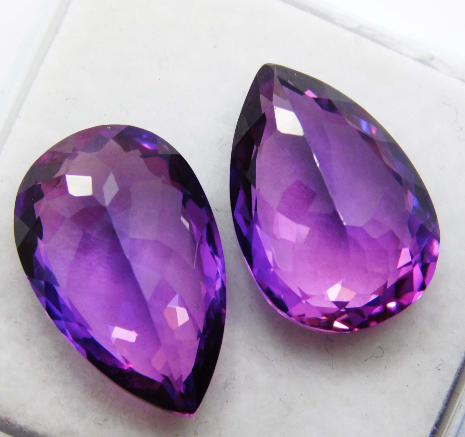 Extremely Rare Natural 15.85 Ct Purple Tanzanite Pear Cut CERTIFIED Loose Gem