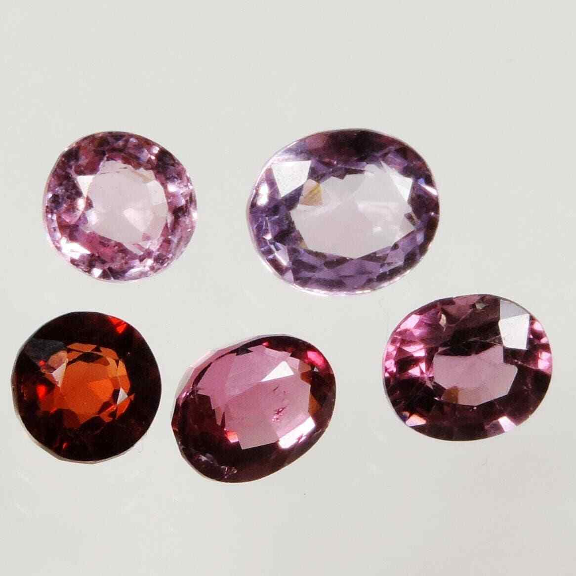 3.8 cts multicolor spinel faceted cut lot sri lanka #87