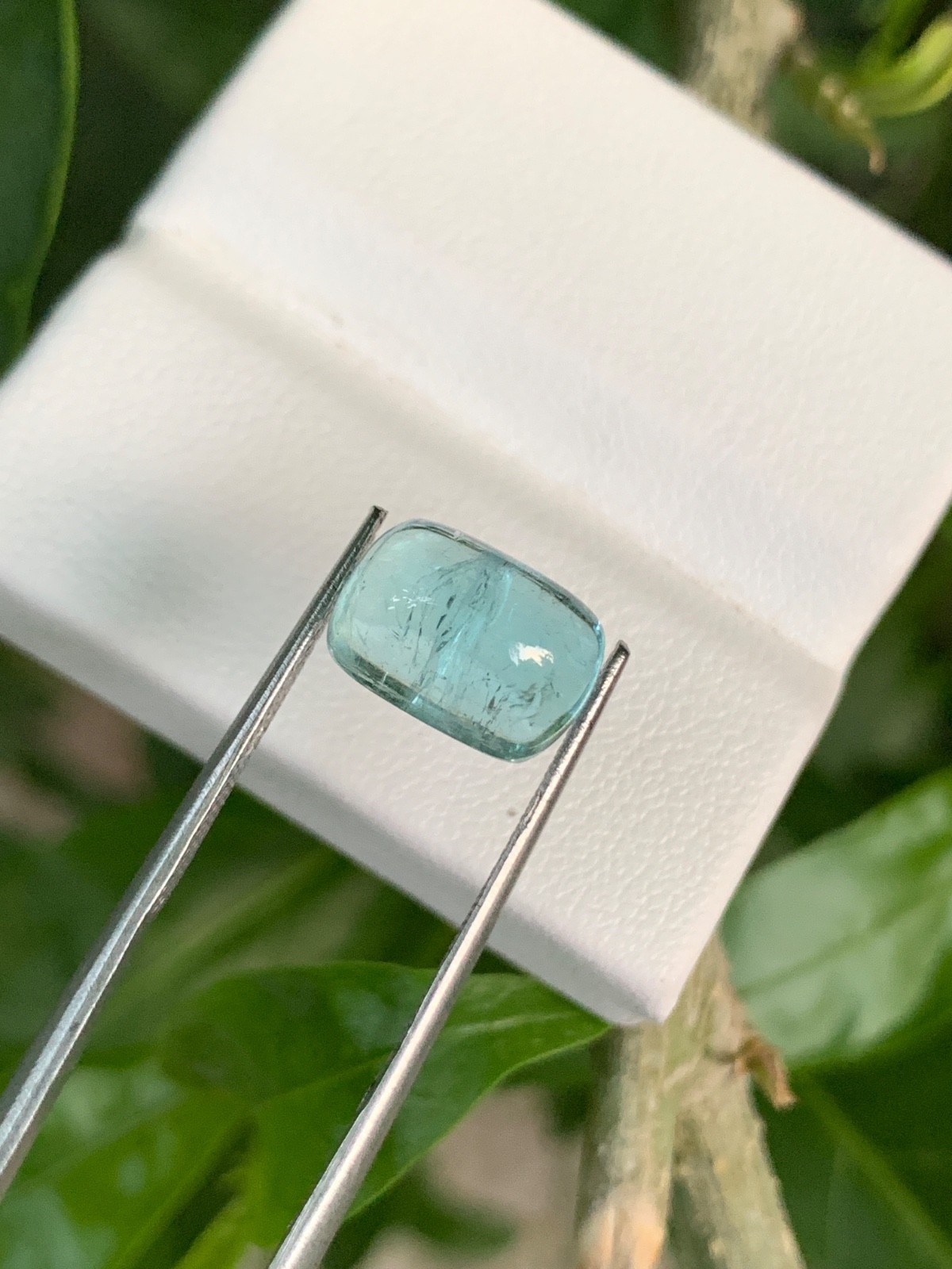 Natural Afghan Lagoon Blue Tourmaline 4.7 Ct Untreated Cushion Loose Gemstone