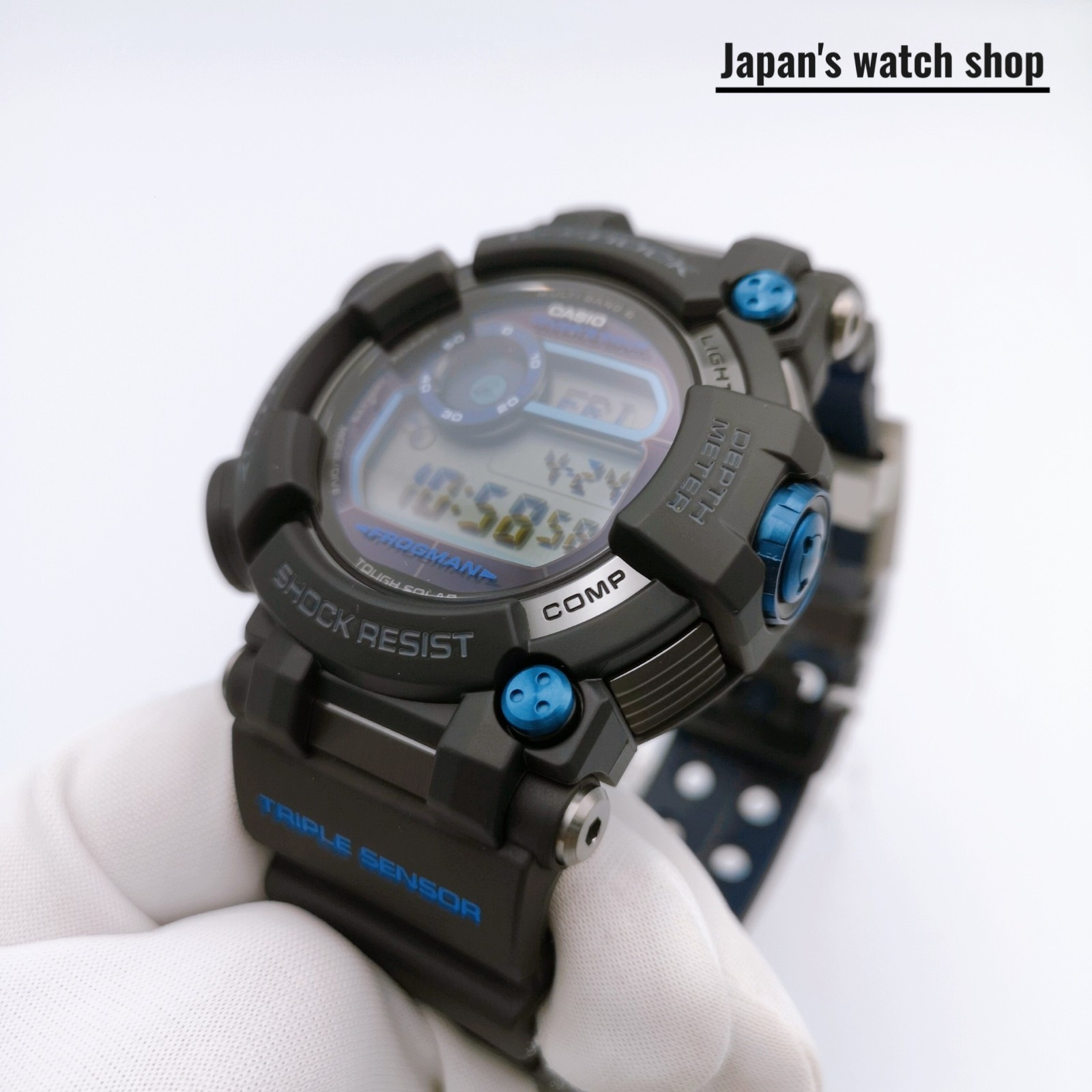 CASIO G-SHOCK GWF-D1000B-1JF Blue Master of G FROGMAN 6 Men’s Watch New in Box