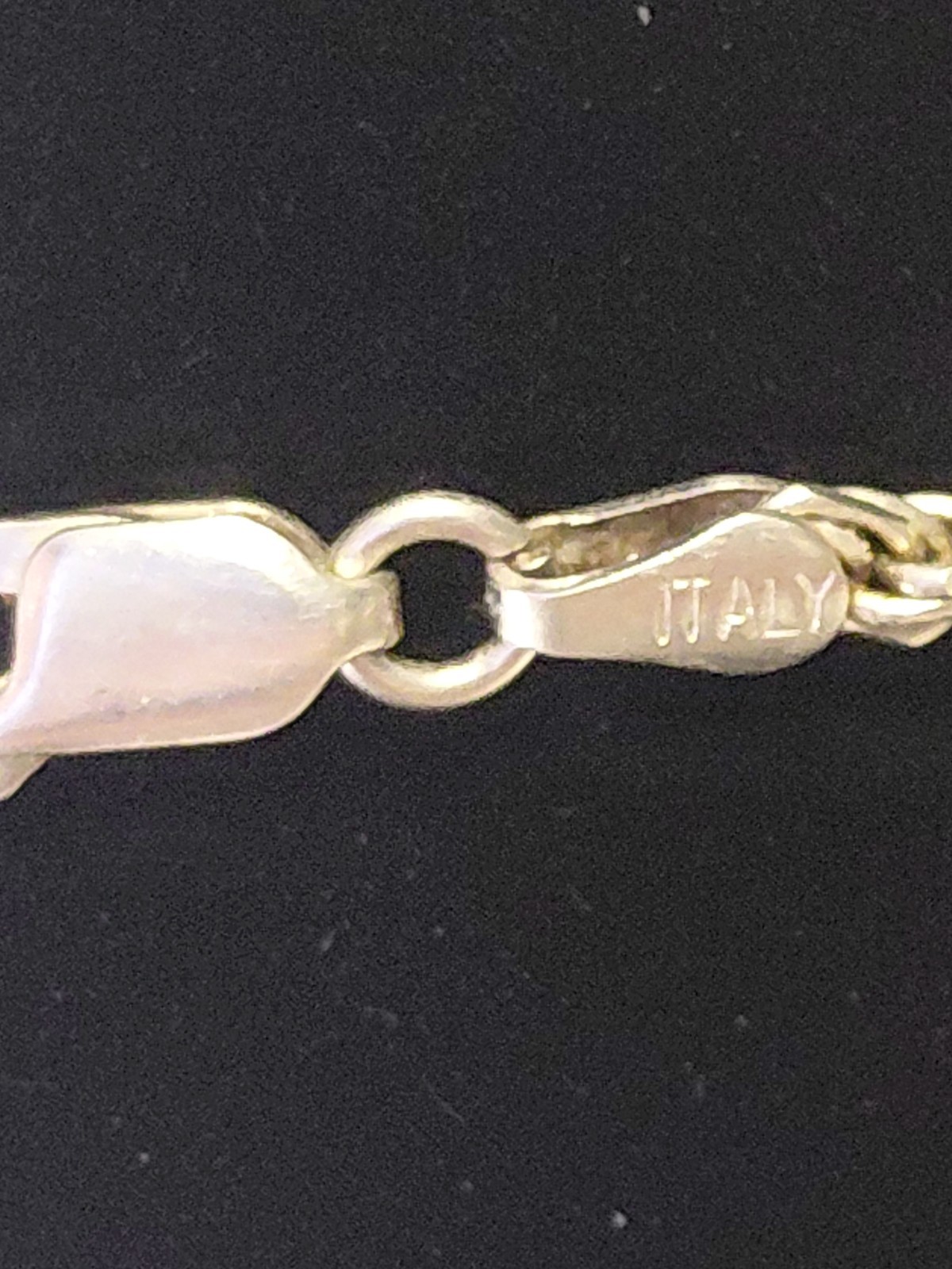 925 italy silver rope necklace chain Sterling 11.9 Grams 17 Inches