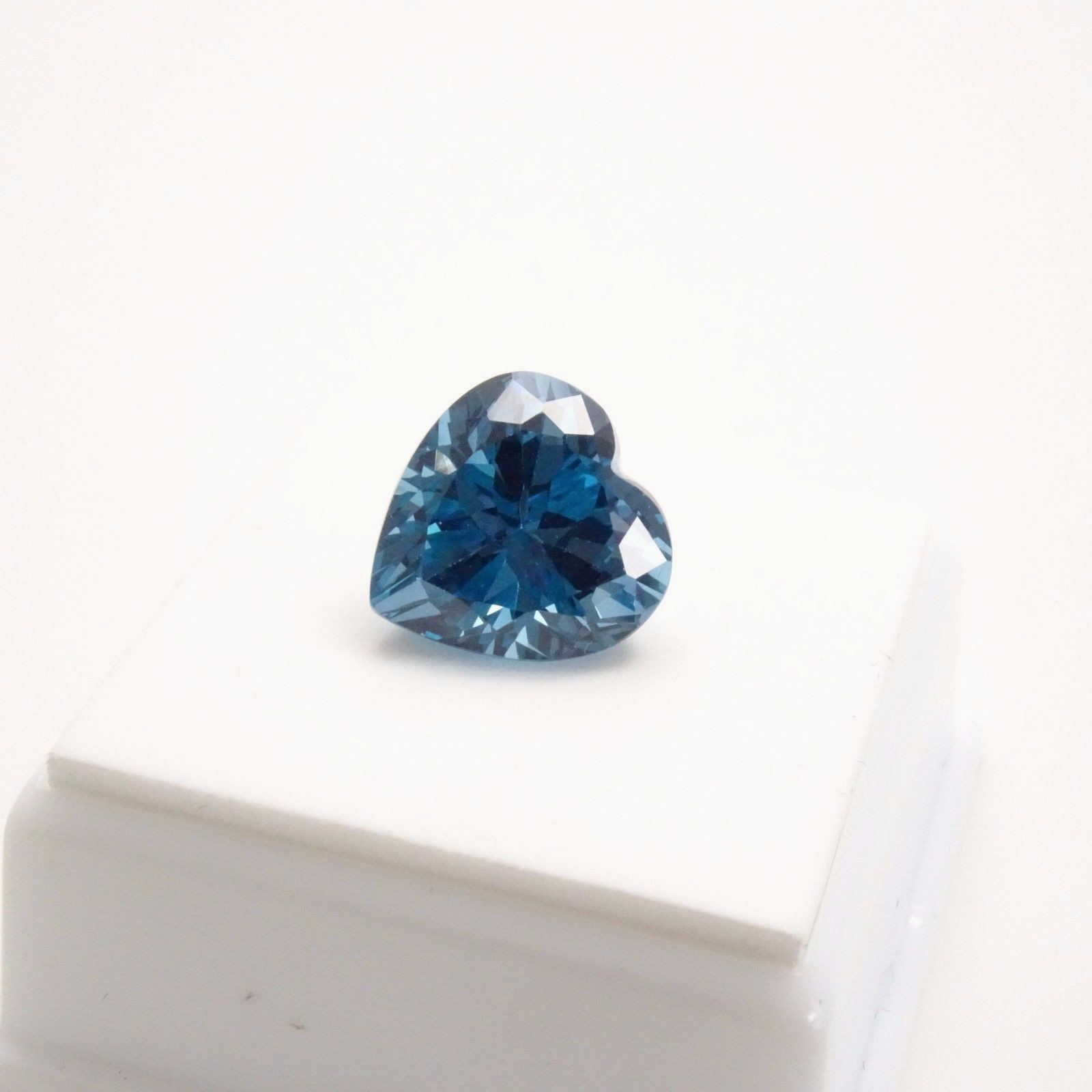 London Blue Topaz – Heart – 9.81ct -12.6×13.05mm – Topaz Loose Gemstone