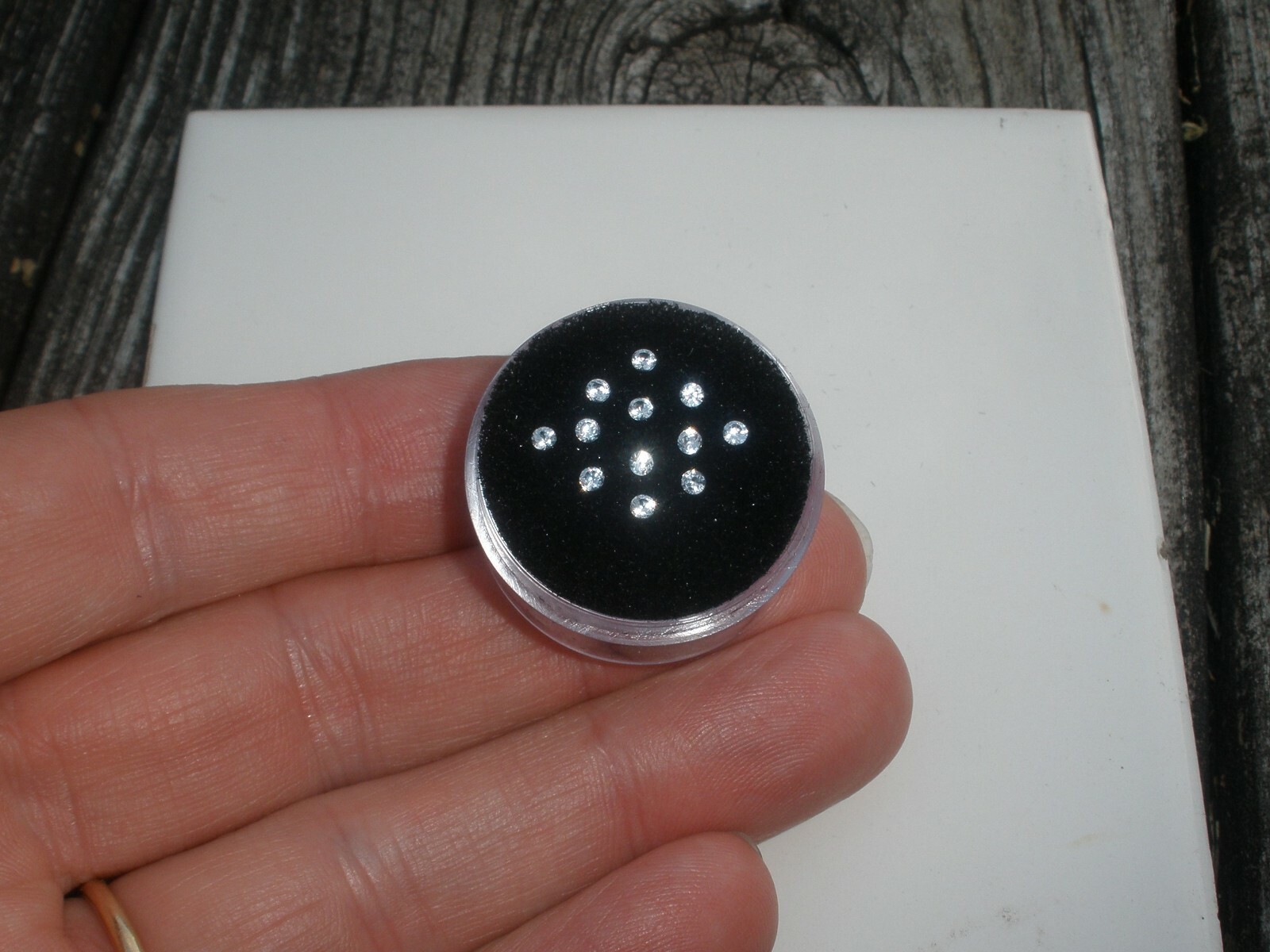 12 White Sapphire Round Loose Faceted Natural Gems 2mm each